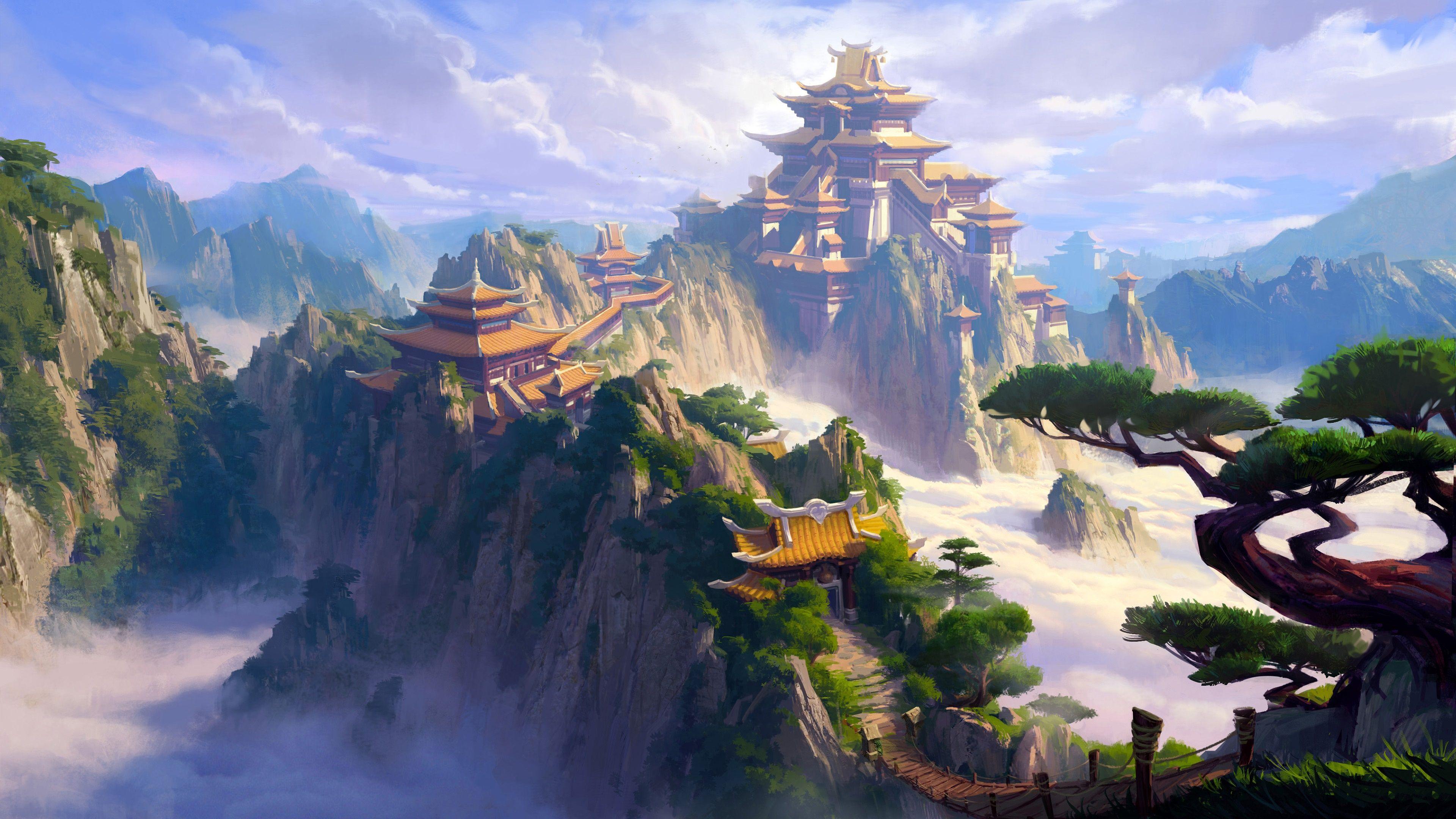 3840x2160 Fantasy Landscape Wallpaper 4k
