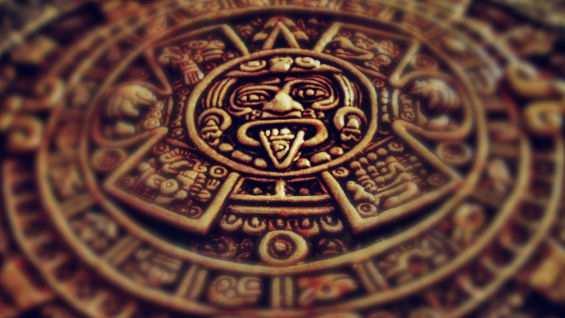 1920x1080 Download Free Aztec Calendar Wallpaper