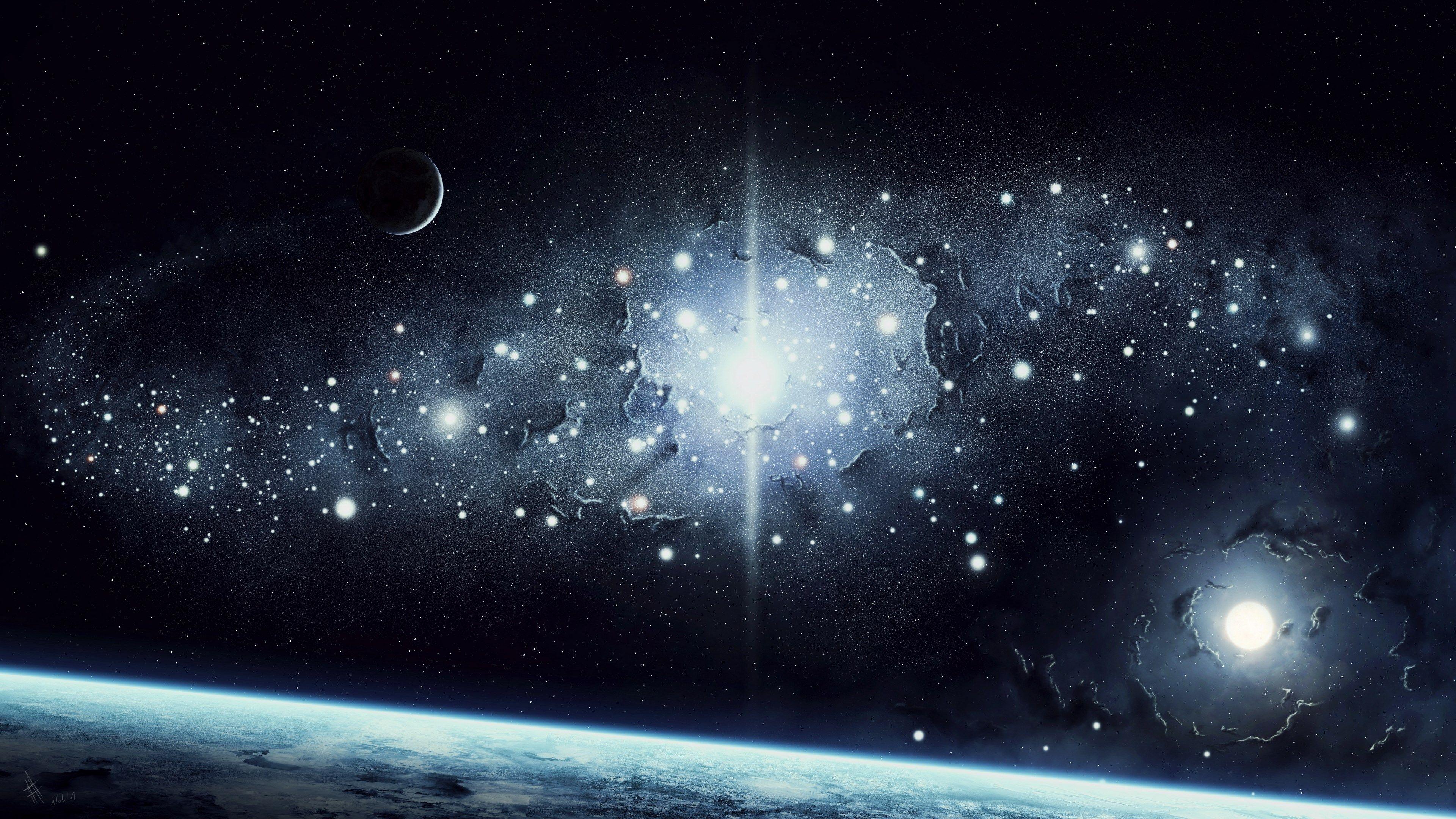 Galaxy and Moon Wallpapers - Top Free Galaxy and Moon Backgrounds