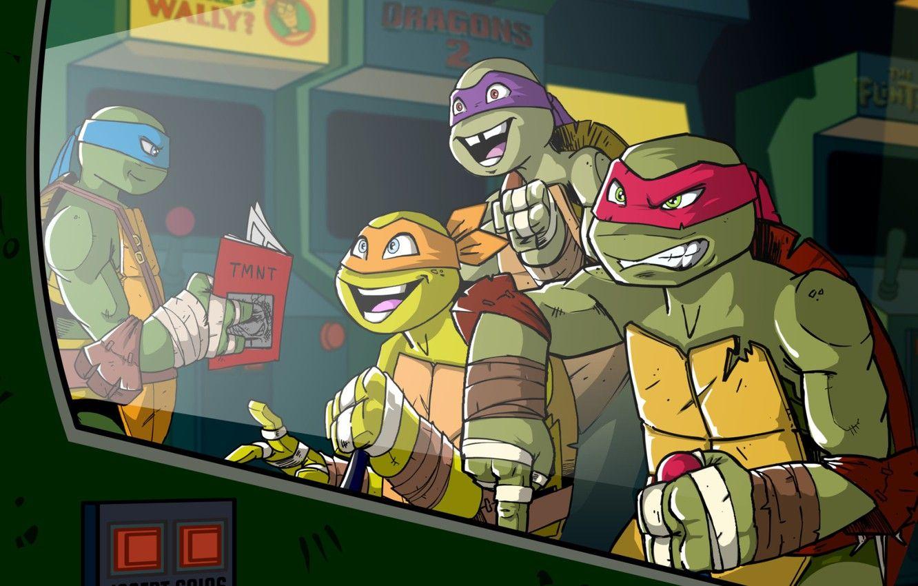 1332x850 Wallpaper Figure, Art, Rafael, TMNT, Raphael, Leonardo, Donatello, Donatello, Leonardo, Mickey, Michelangelo, Teenage Mutant Ninja Turtles, Michelangelo, Turtles, Leo, Characters image for desktop, section арт