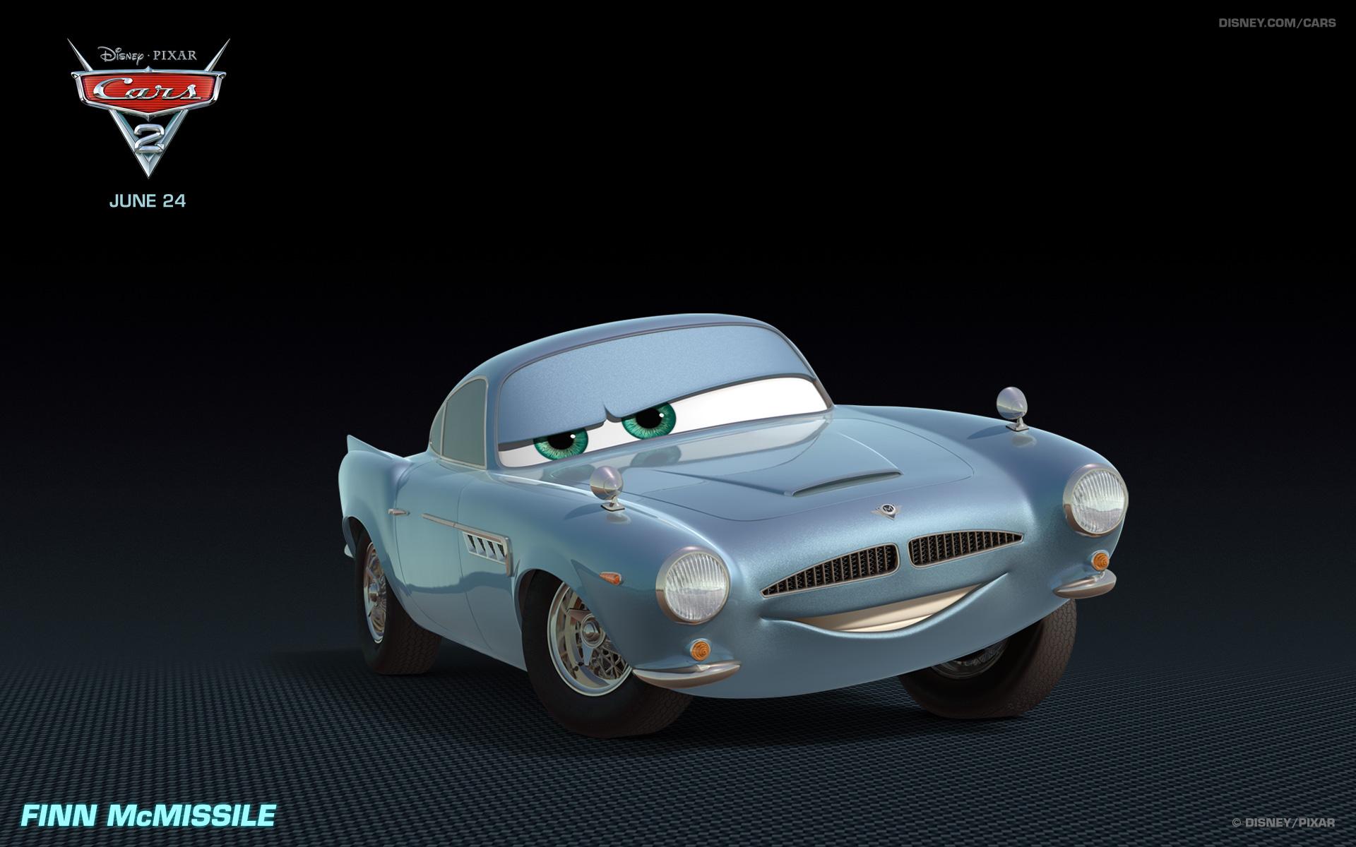 1920x1200 Finn McMissile the Spy Car from Disney's Cars 2 HD Desktop Wallpaper
