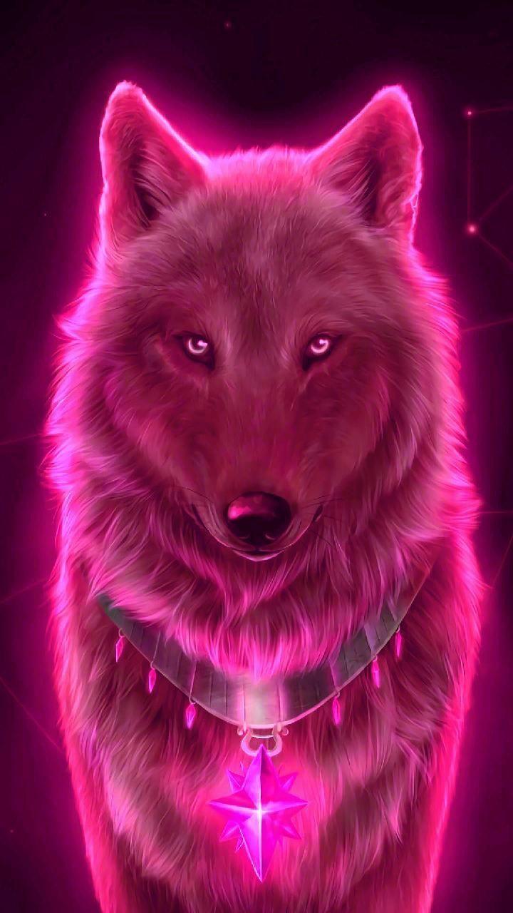 720x1280 Download Red wolf Wallpaper by georgekev now. Browse mil. - #Browse #Dow. Wolf wallpaper, Wolf spirit animal, Animal wallpaper