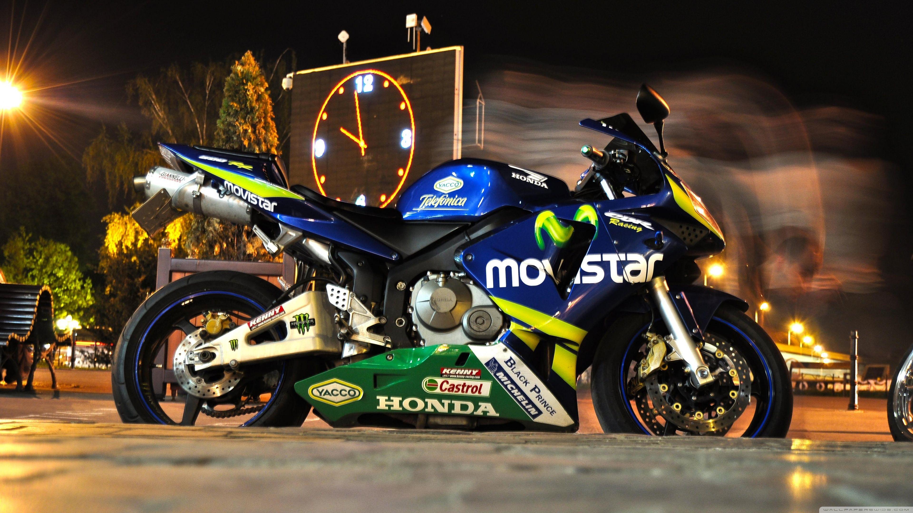 3840x2160 Honda Cbr 600 Rr Movistar HD Wallpaper