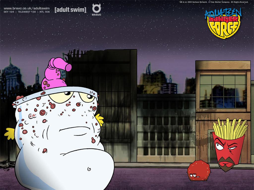 1024x768 Aqua Teen Hunger Force wallpaper HD for desktop background