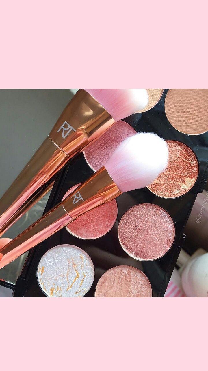 720x1280 beautiful, beauty, Brushes, cosmetics, decor, decorate, decoration, eye, fashion, Foundation, gold, iphone, make up, makeup, nail, pastel, powder, rouge, shadows, style, wallpaper, we heart it, woman, pastel pink, beauty cosmetics, pink brushes