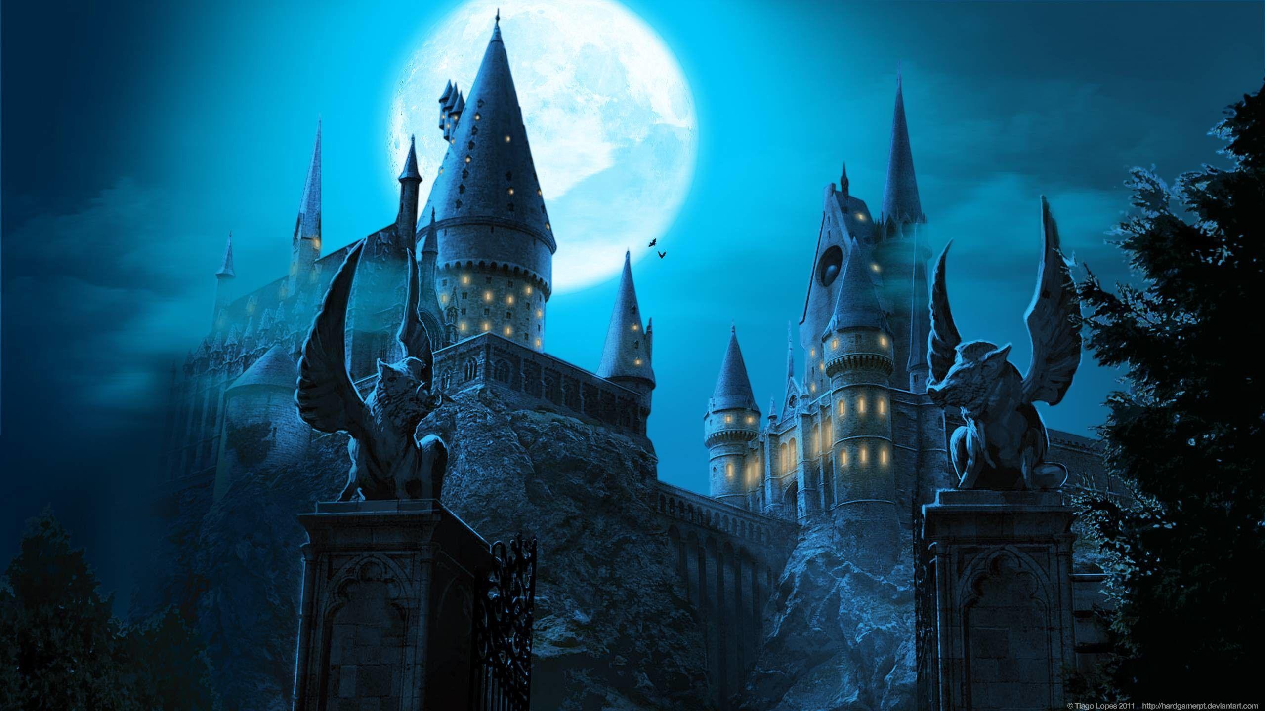 2560x1440 Hogwarts Wallpaper HD
