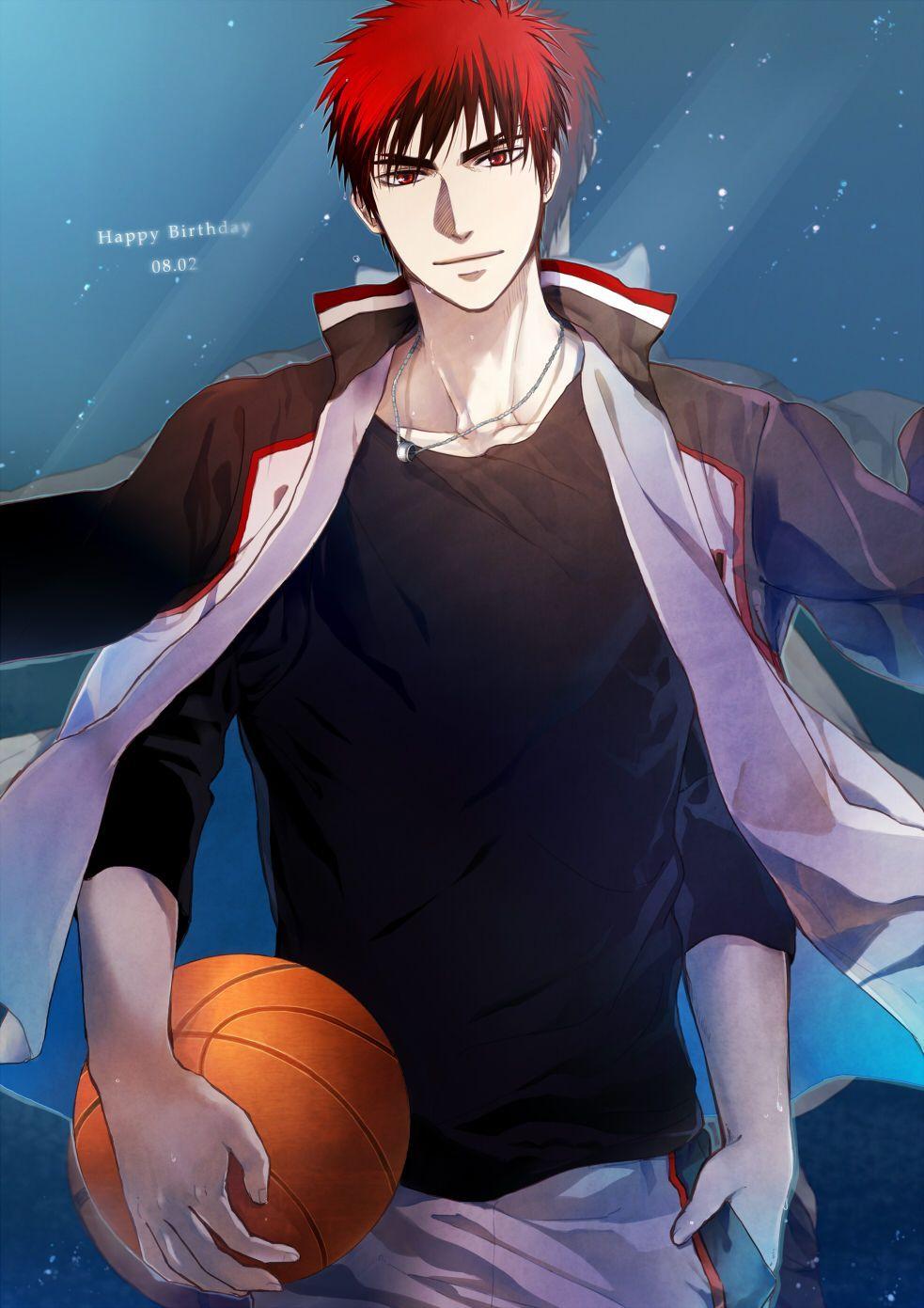 983x1391 黒バス】火神くん誕生日おめでとう. にらめんこ [pixiv]. Fanfic kuroko no basket, Anime, Manga