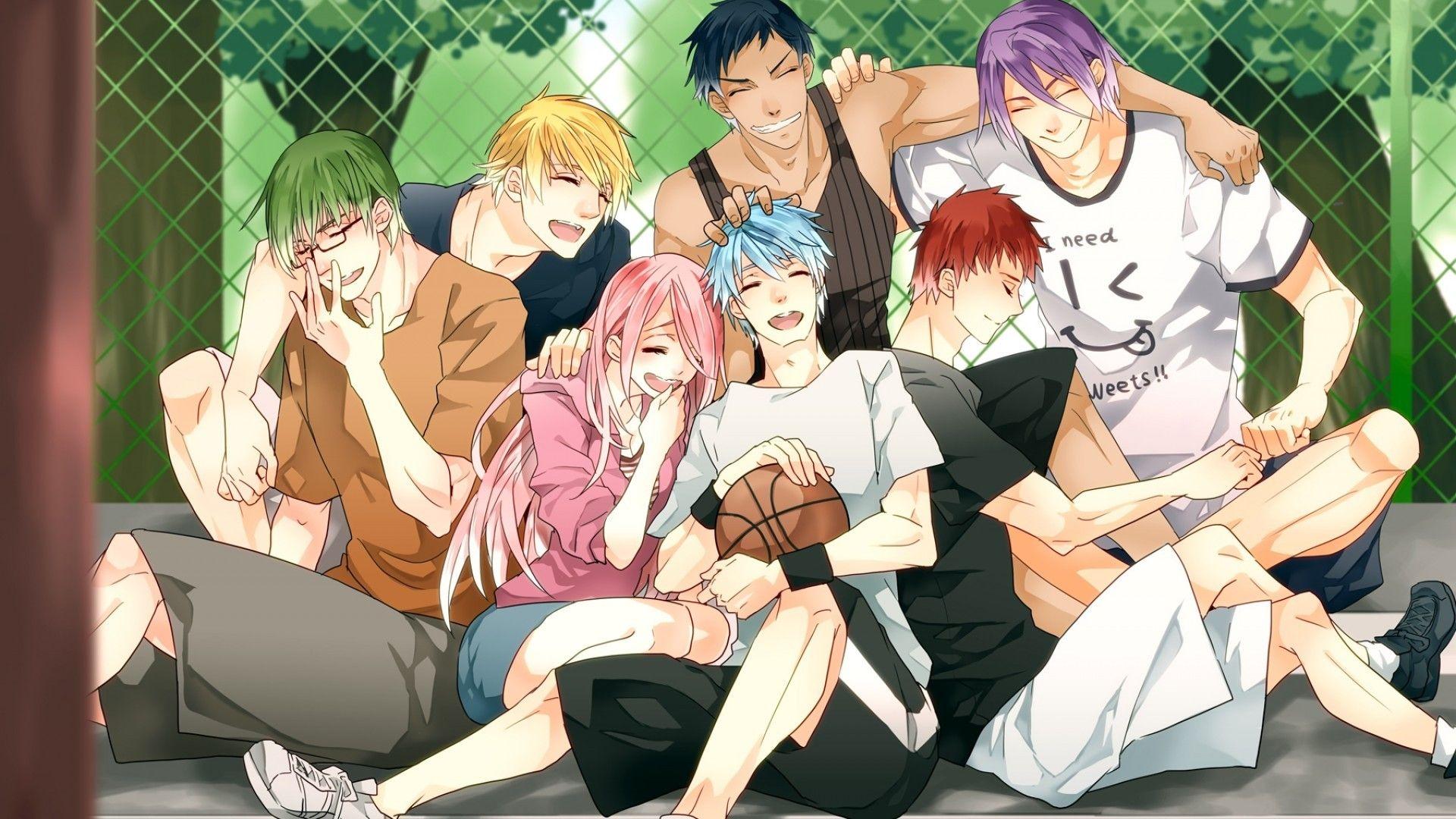 1920x1080 Download 1920x1080 Kise Ryouta, Kuroko Tetsuya, Momoi Satsuki, Kagami Taiga, Kuroko No Basket Wallpaper for Widescreen