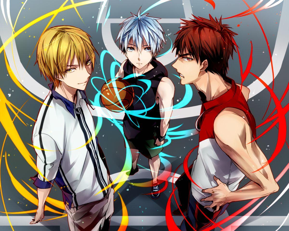 1200x960 aoshiki kagami taiga kise ryouta kuroko no basket kuroko tetsuya: Anime Wallpaper