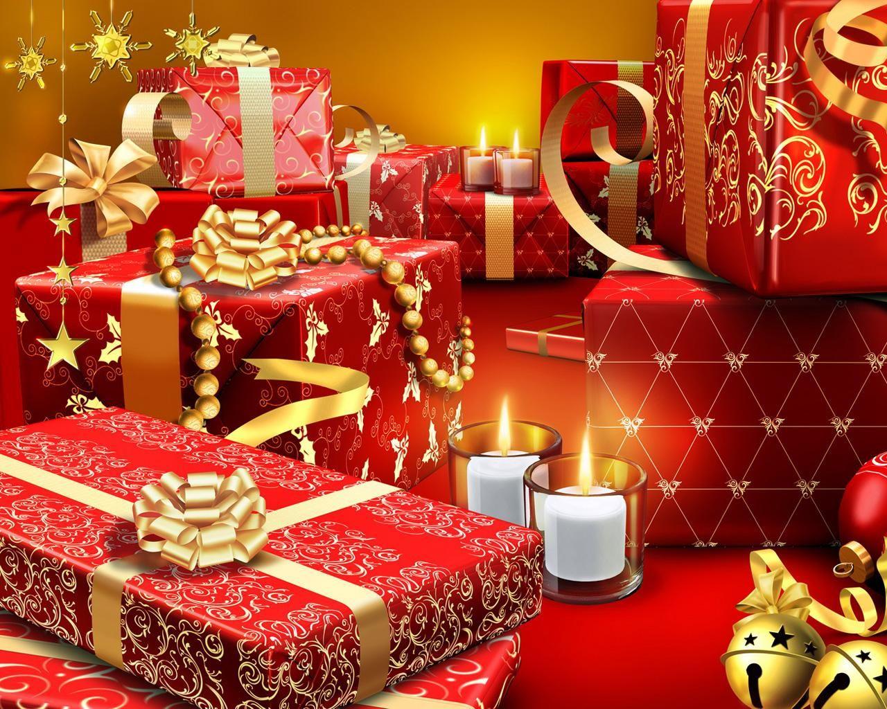 1280x1024 Desktop Wallpaper Christmas present Holidays