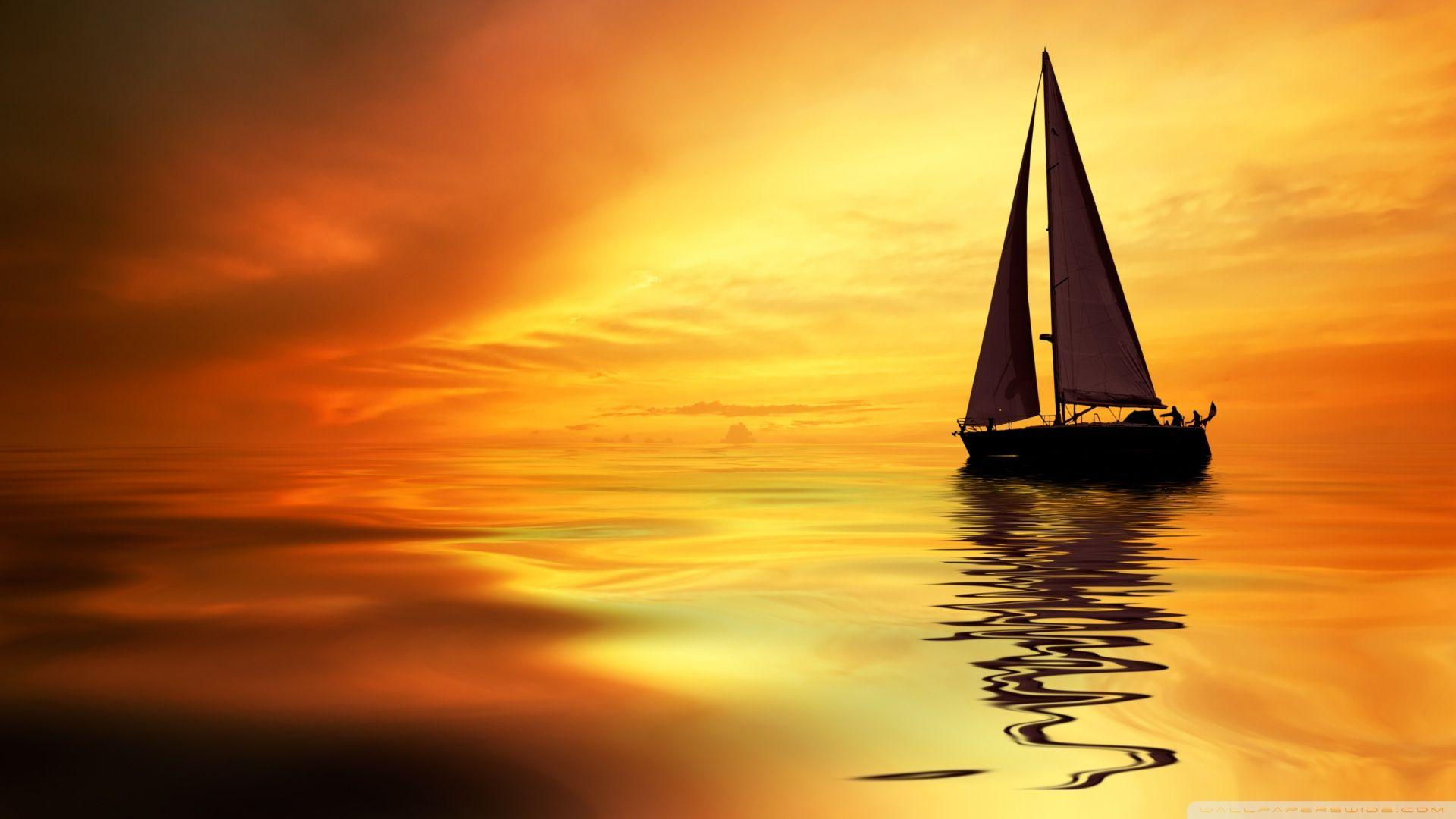 1920x1080 Sail Boat ❤ 4K HD Desktop Wallpaper for 4K Ultra HD TV • Wide