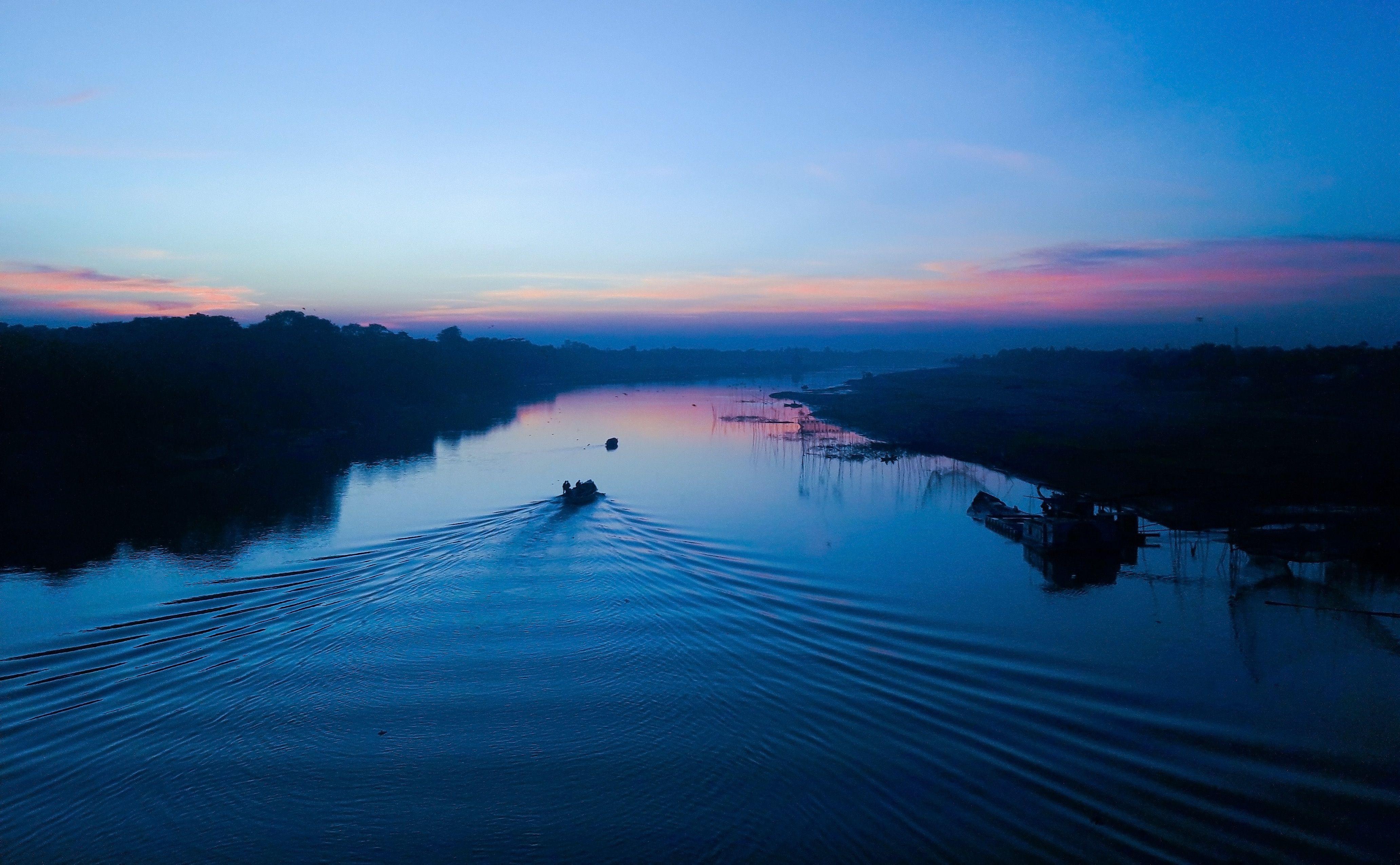 4128x2551 Boat Lake Evening 4k, HD Nature, 4k Wallpaper, Image, Background, Photo and Picture