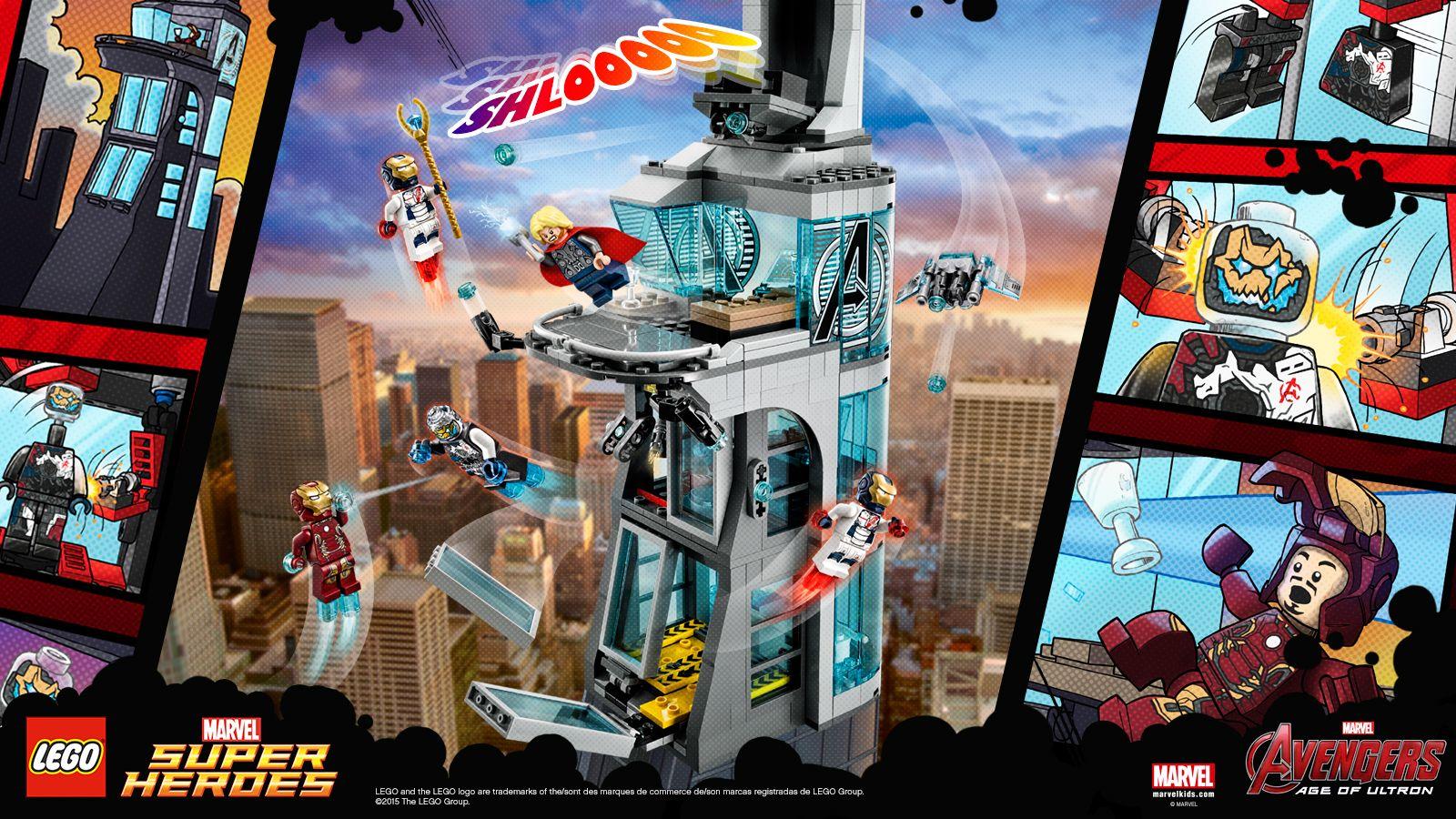 1600x900 Attack on Avengers Tower® Marvel™ Super Heroes