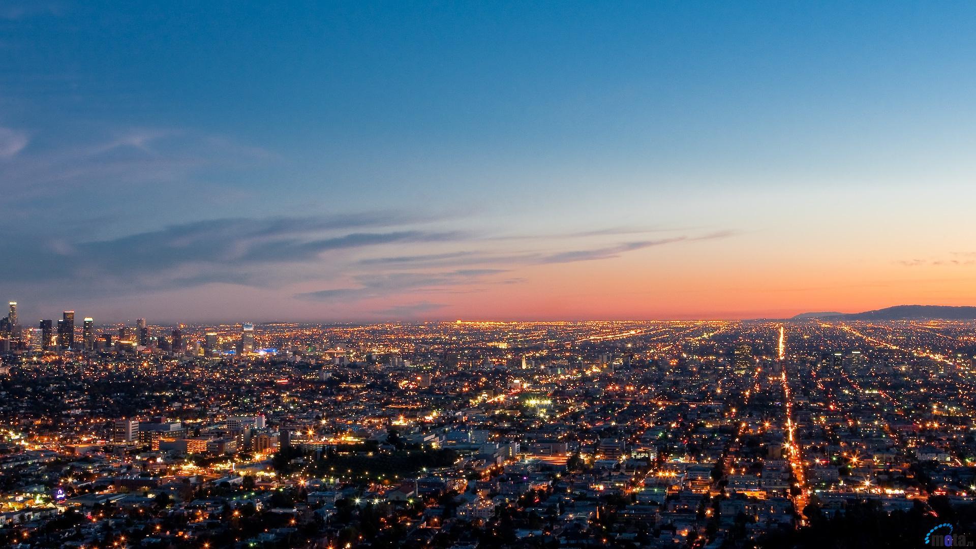 1920x1080 High Definition Los Angeles Wallpaper Image In 3D For Download