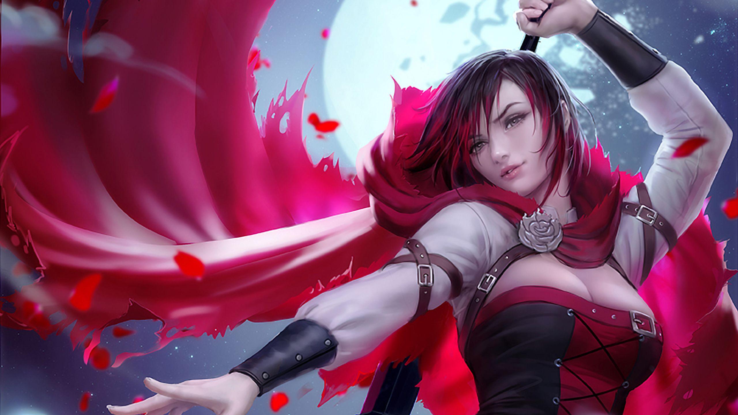 2560x1440 Ruby Rose RWBY 1440P Resolution Wallpaper, HD Anime 4K Wallpaper, Image, Photo and Background