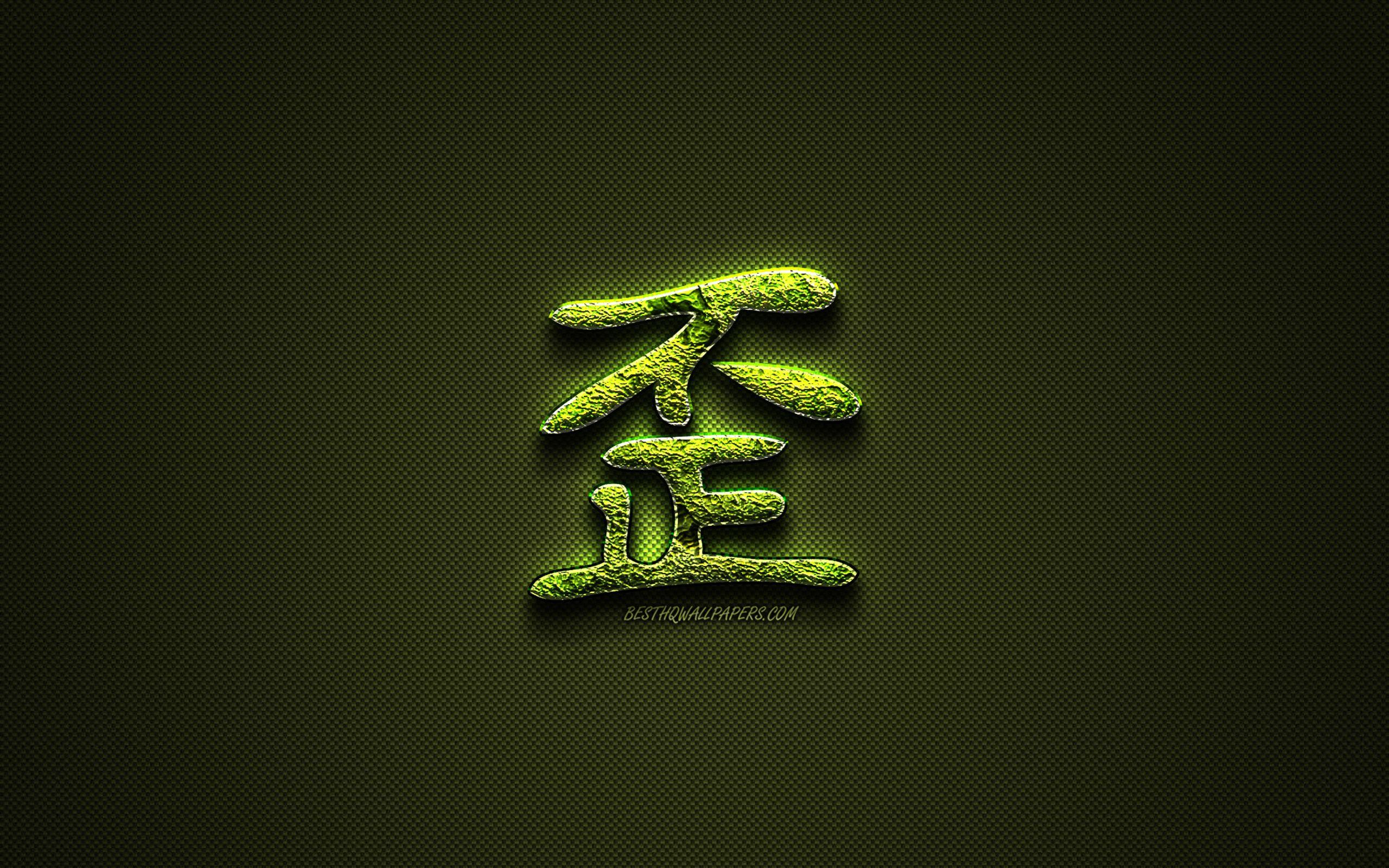 2560x1600 Download wallpaper Evil Kanji hieroglyph, green floral symbols, Evil Japanese Symbol, japanese hieroglyphs, Kanji, Japanese Symbol for Evil, grass symbols, Evil Japanese character for desktop with resolution 2560x1600. High Quality HD picture