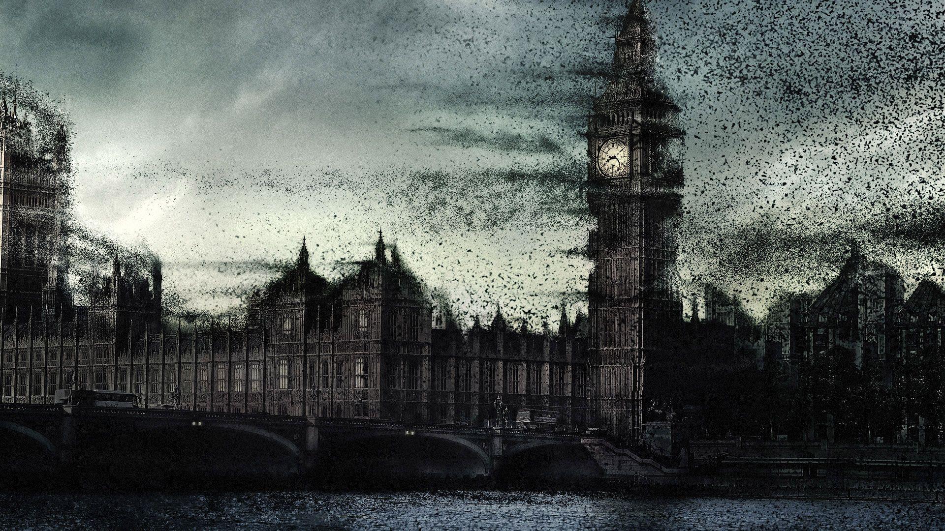 1920x1080 DAY THE EARTH STOOD STILL Sci Fi Apocalyptic City Destruction Horror Dark G Wallpaperx1080