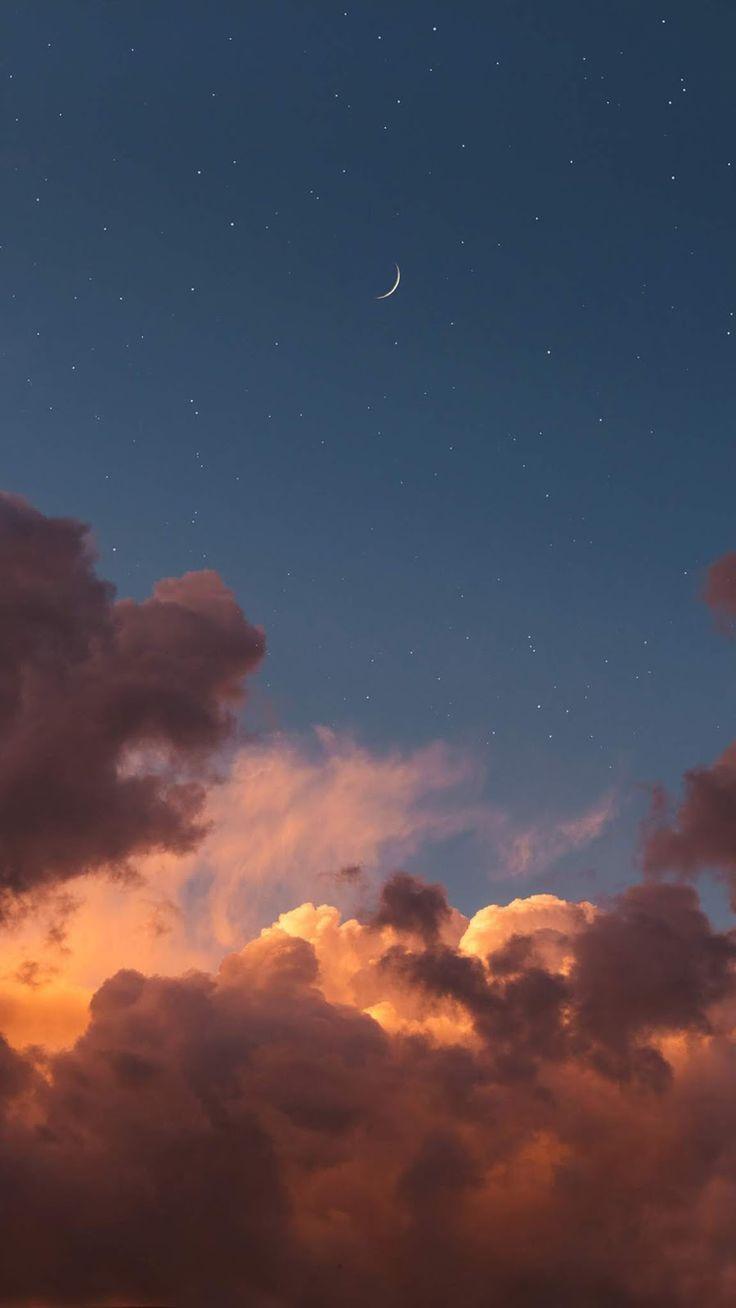 Aesthetic Night Sky iPhone Wallpapers - Top Free Aesthetic Night Sky ...