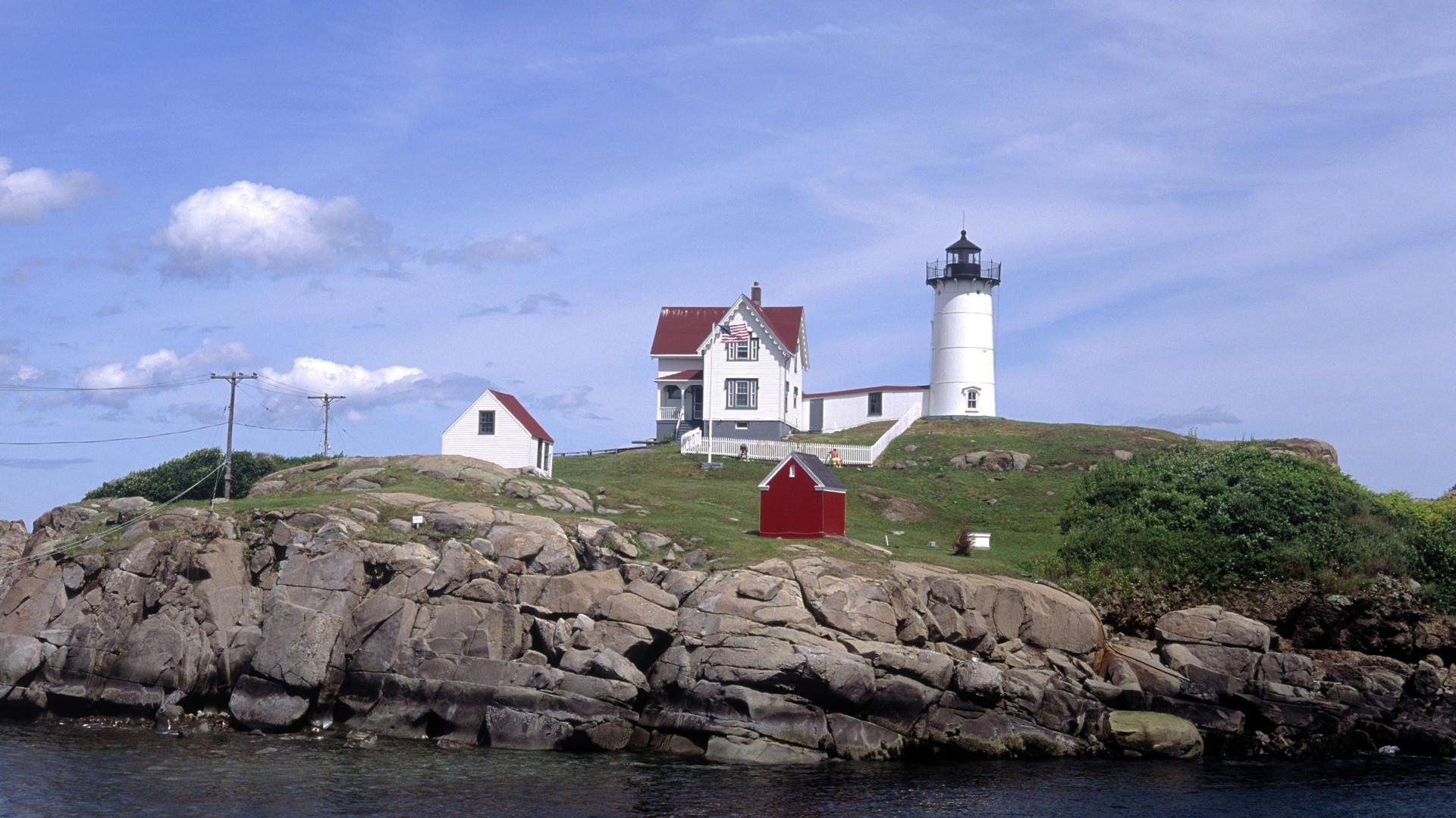 1920x1080 Maine point lighthouses York beaches wallpaperx1080