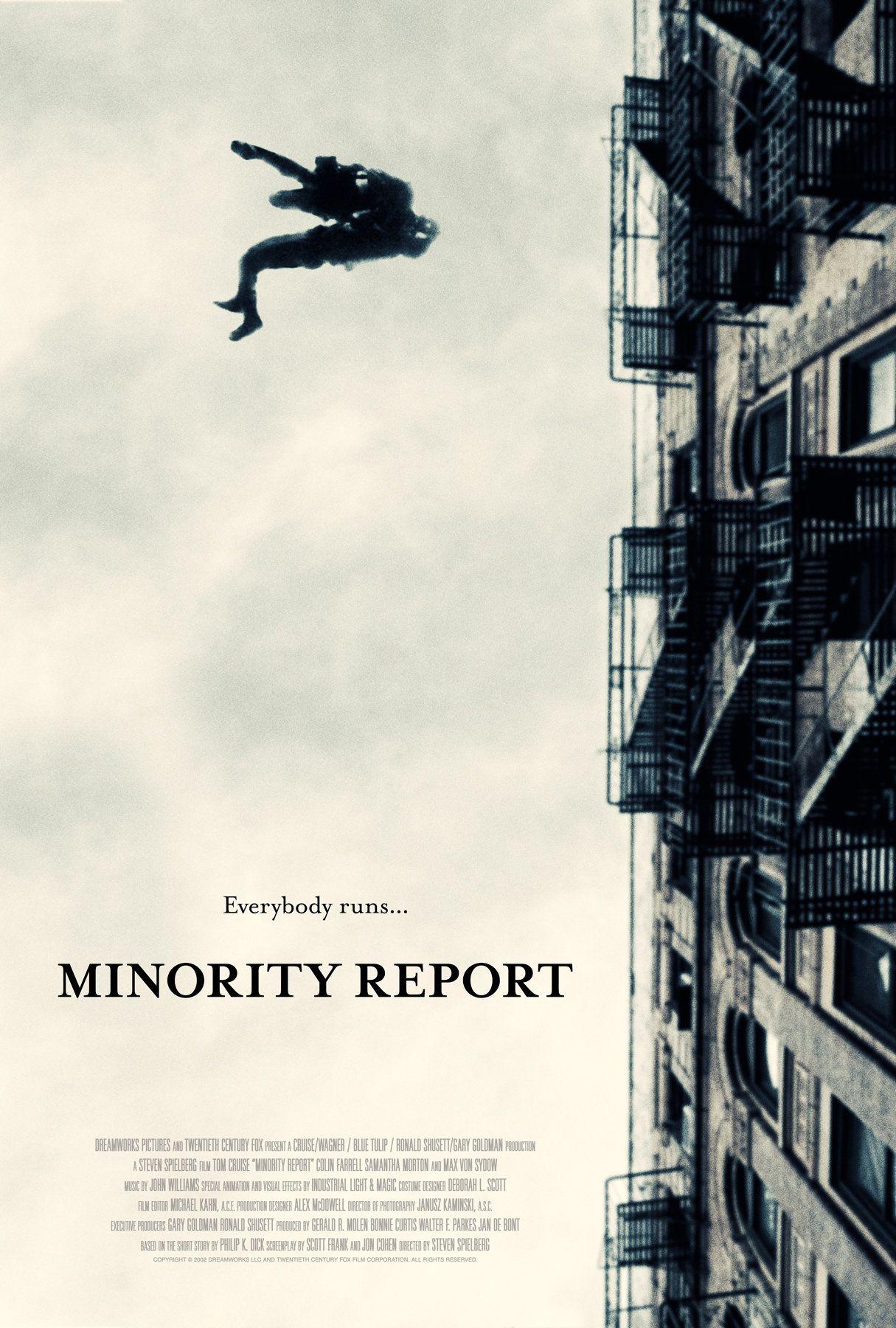 1215x1800 Minority Report (2002) [1215 x 1800]. Best movie posters, Movie posters design, Movie posters