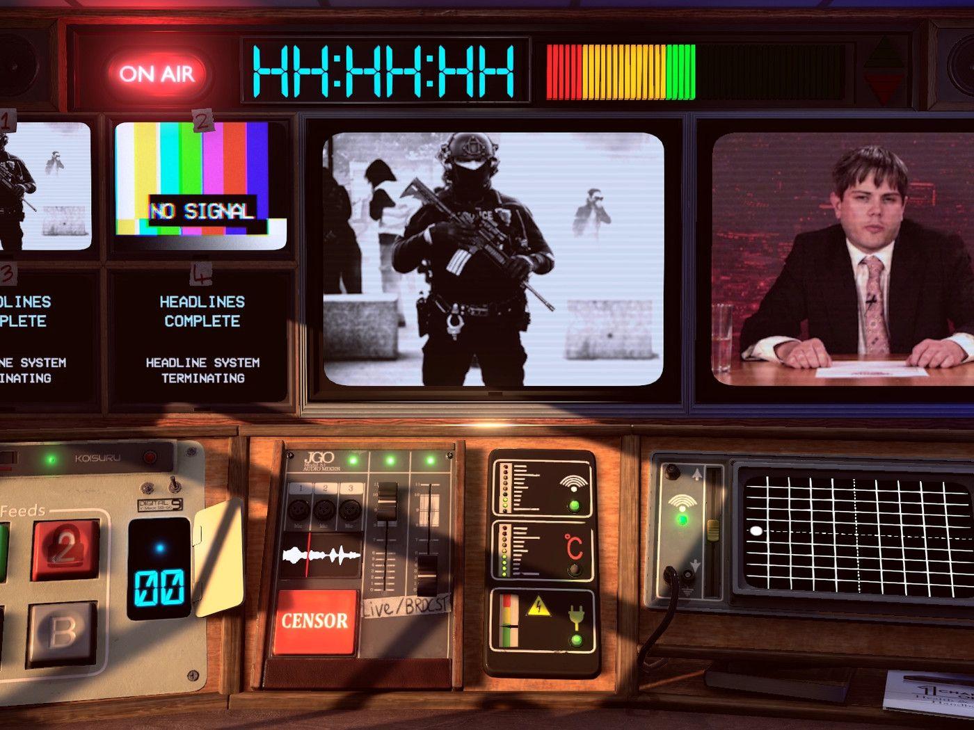 1400x1050 Not for Broadcast is a propaganda sim that can't stick to being serious