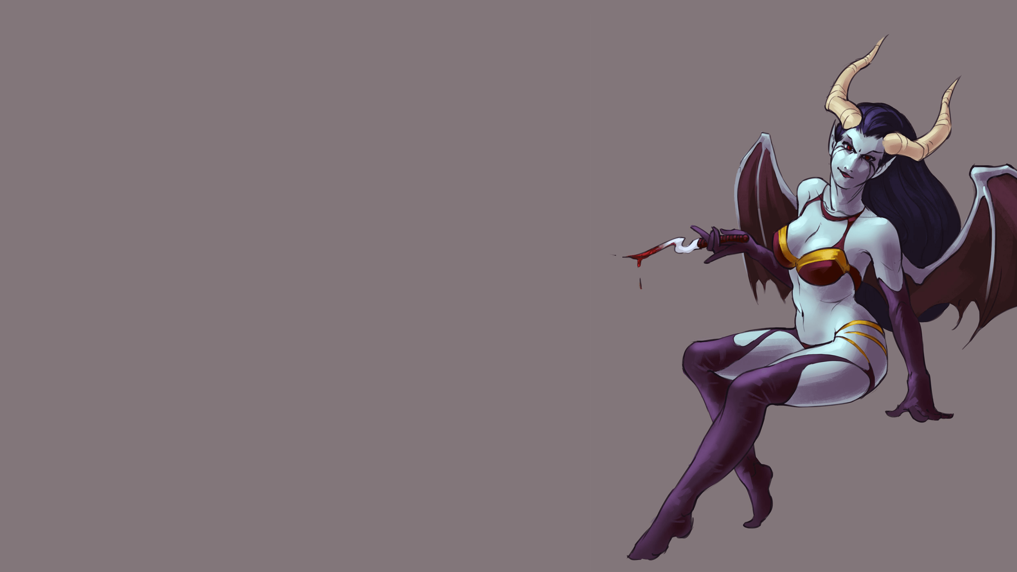 3328x1872 Queen of Pain wallpaper