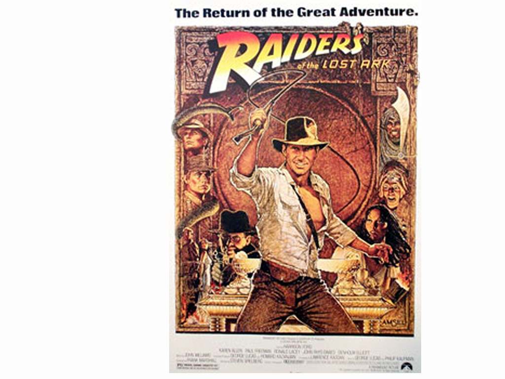 1024x768 Raiders of the lost ark posters wallpaper