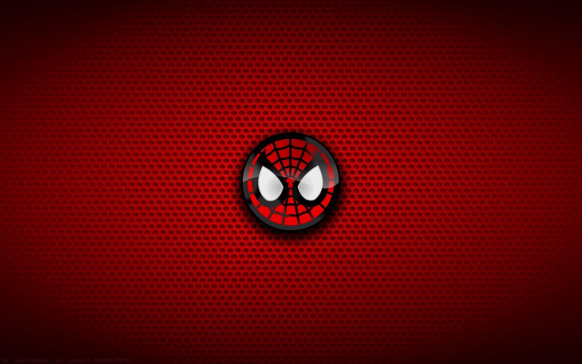 Marvel SpiderMan logo wallpaper simple background SpiderMan 2018   Dark background wallpaper Man logo Spider man 2018