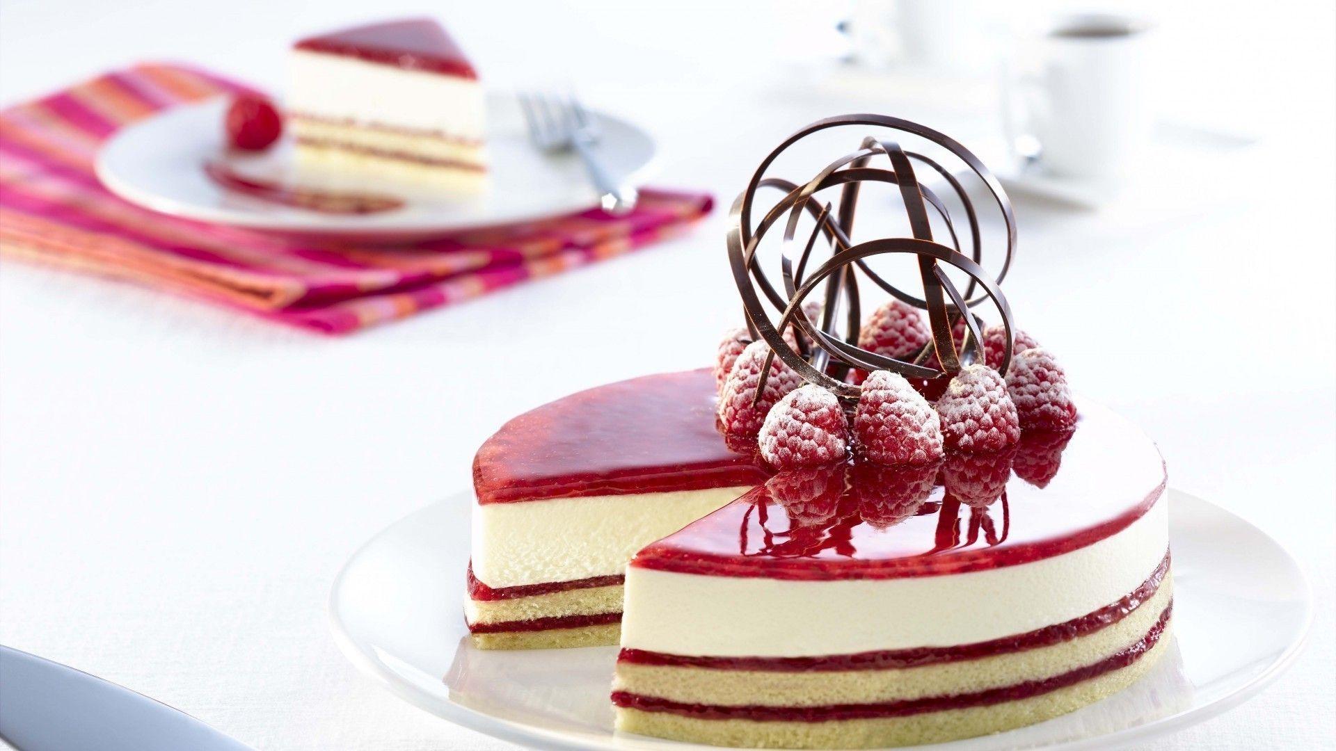 1920x1080 Raspberry cake