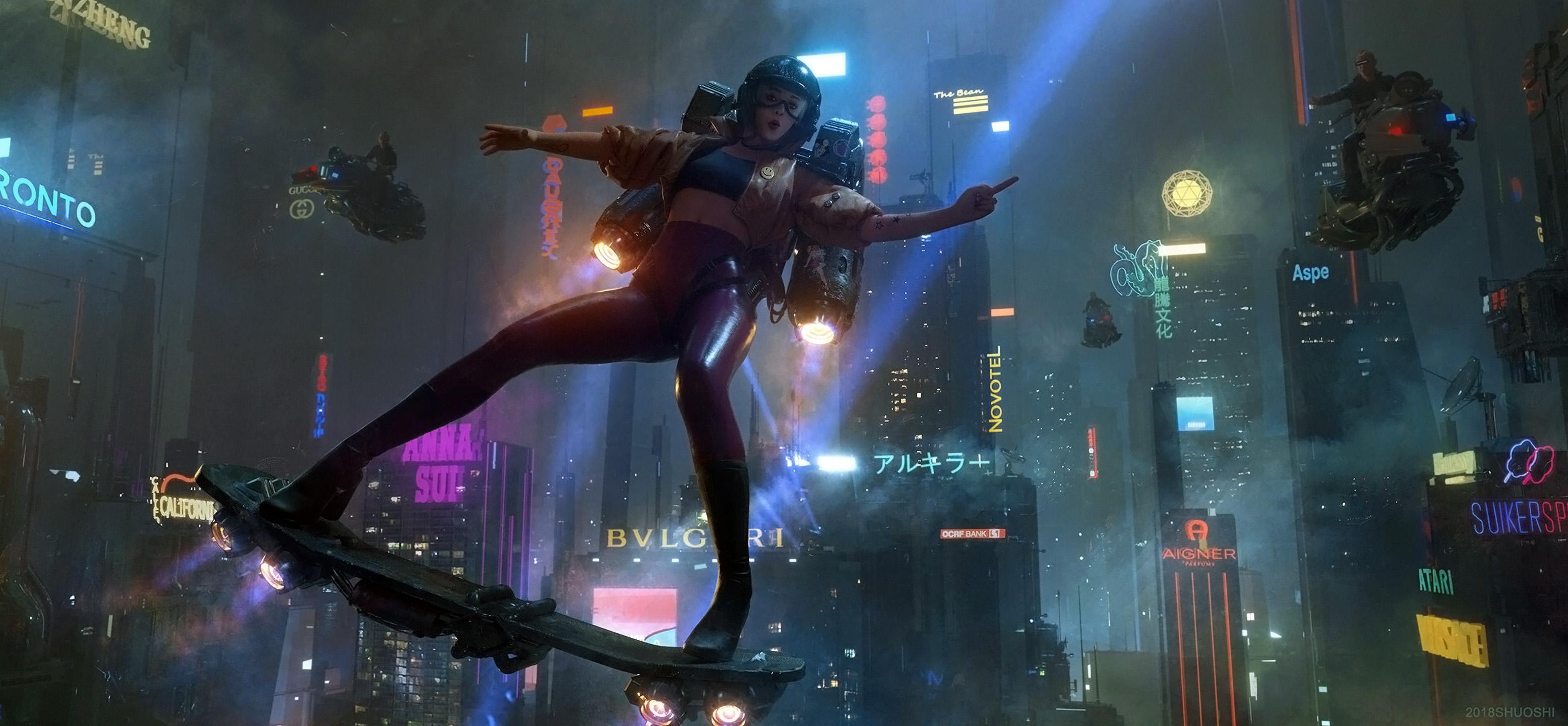 3110x1440 Catch Me if You Can by shuo SHI [3110×1440]