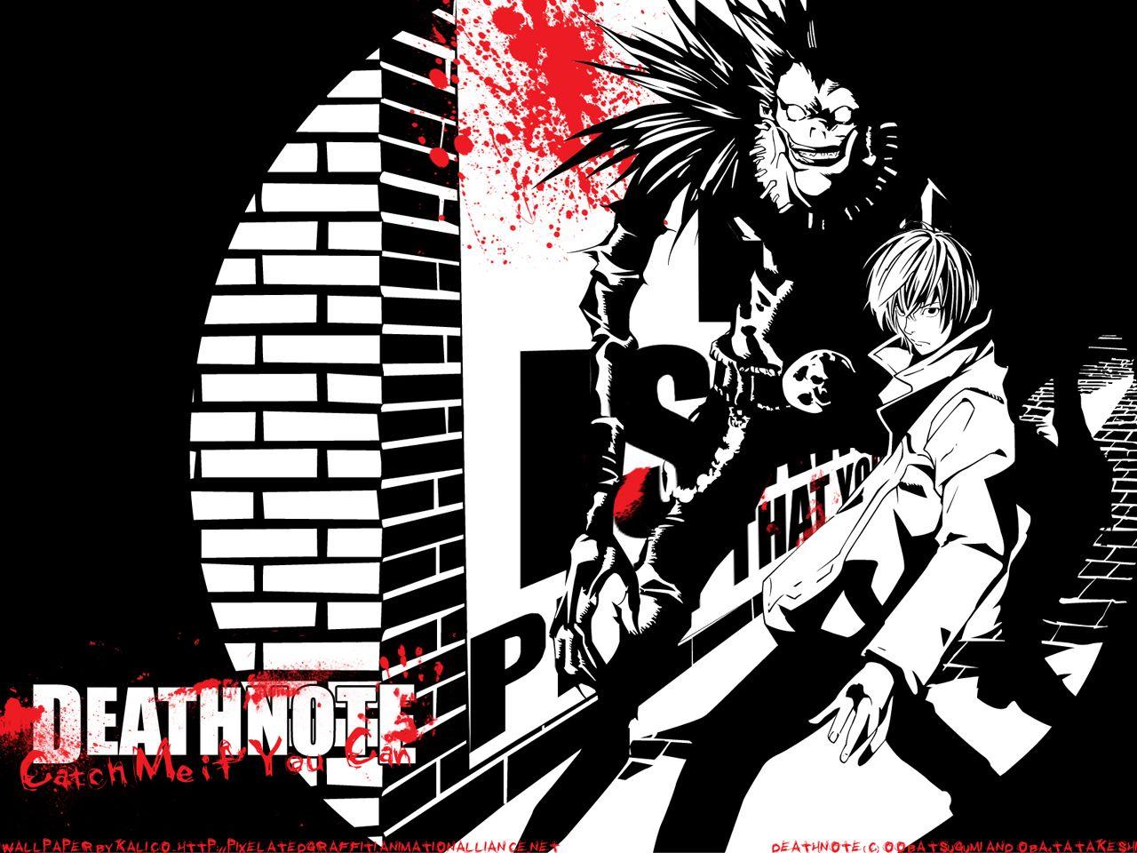 1280x960 Death Note Wallpaper: Catch me if You Can