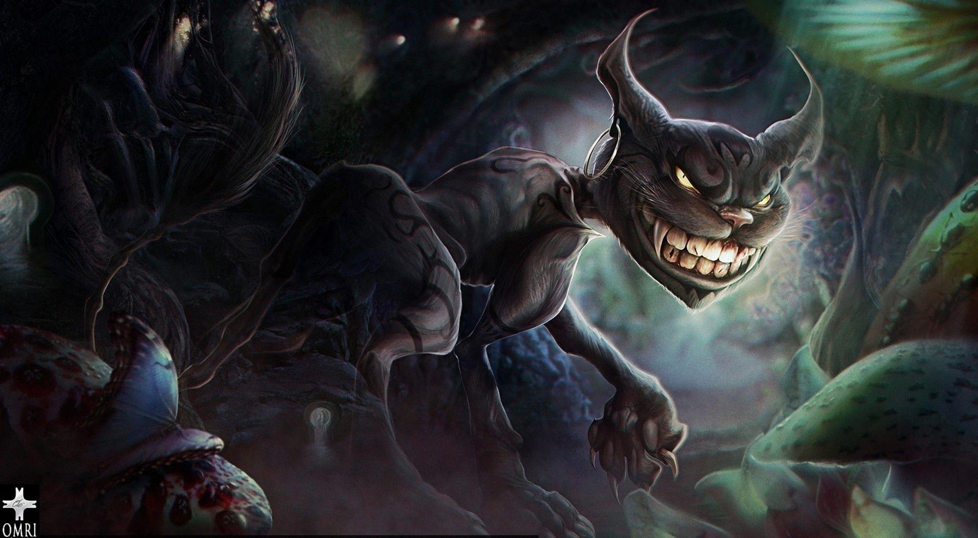 1962x1080 art, alice madness returns, cheshire cat Wallpaper, HD Games 4K Wallpaper, Image, Photo and Background