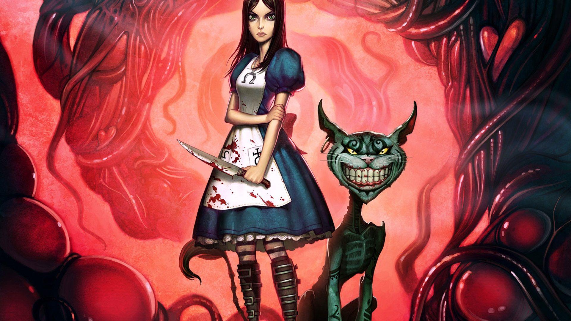 Там элис. American MCGEE’S Alice и Alice: Madness Returns. Чешир Алиса безумие возвращается. Alice Madness Returns Чеширский кот. Американ МАКГИ Элис кот.