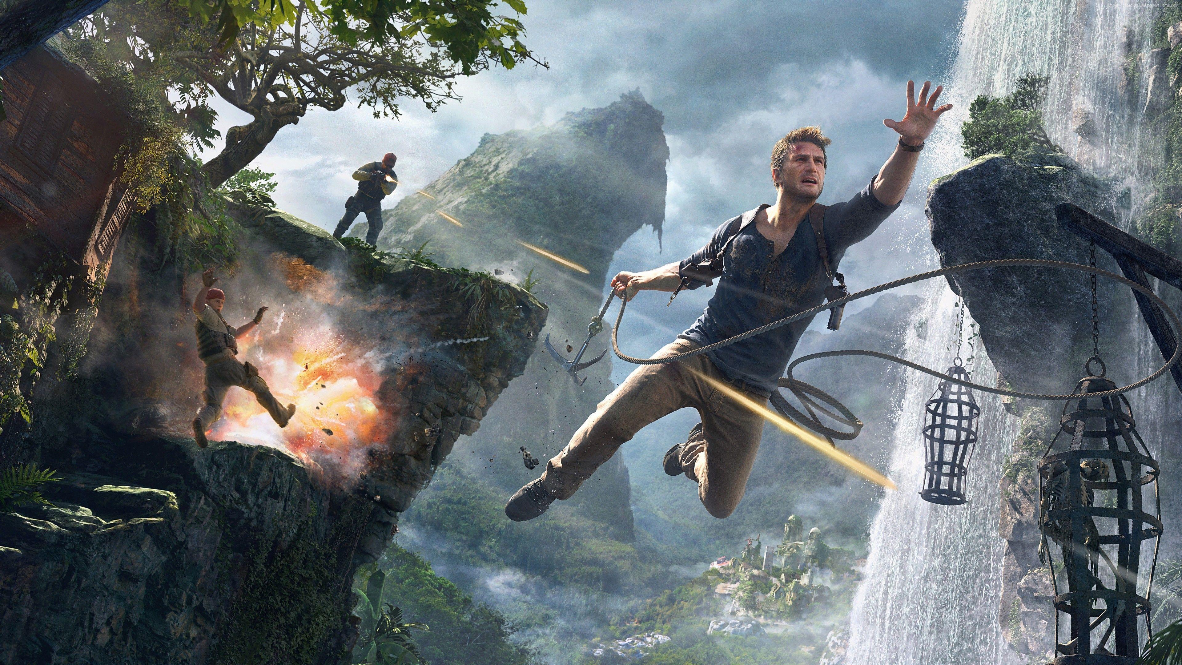 3840x2160 Wallpaper Uncharted 4: A Thief's End, Nathan Drake, Best Games