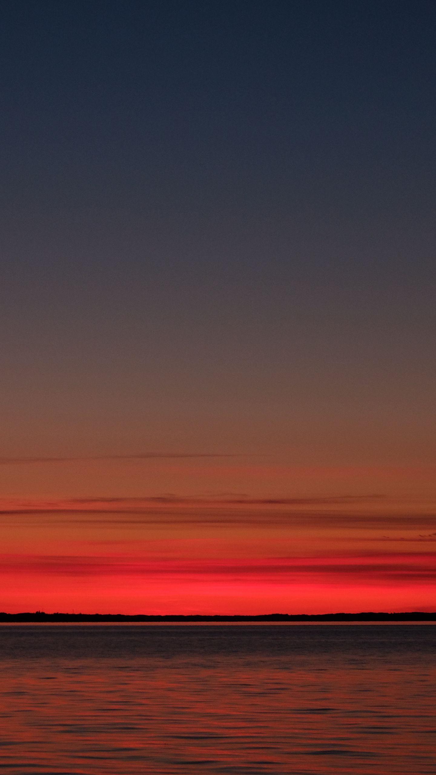 1440x2560 Download wallpaper 1440x2560 water, sky, horizon, twilight, sunset qhd samsung galaxy s s edge, note, lg g4 HD background