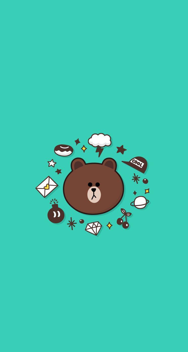 744x1392 Line Wallpaper
