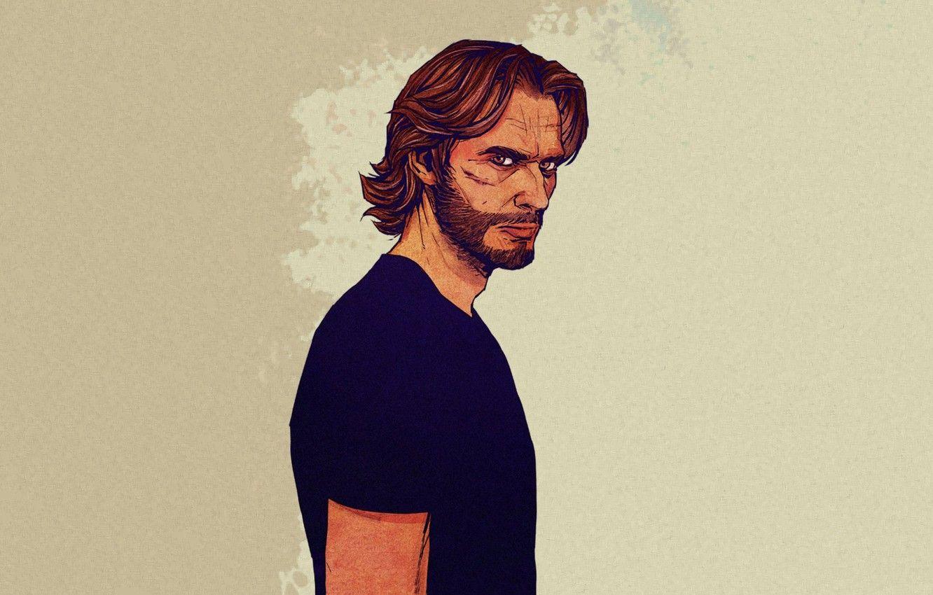 1332x850 Wallpaper Wolf, The Wolf Among Us, Bigby Wolf, Bigby, Made myself image for desktop, section игры