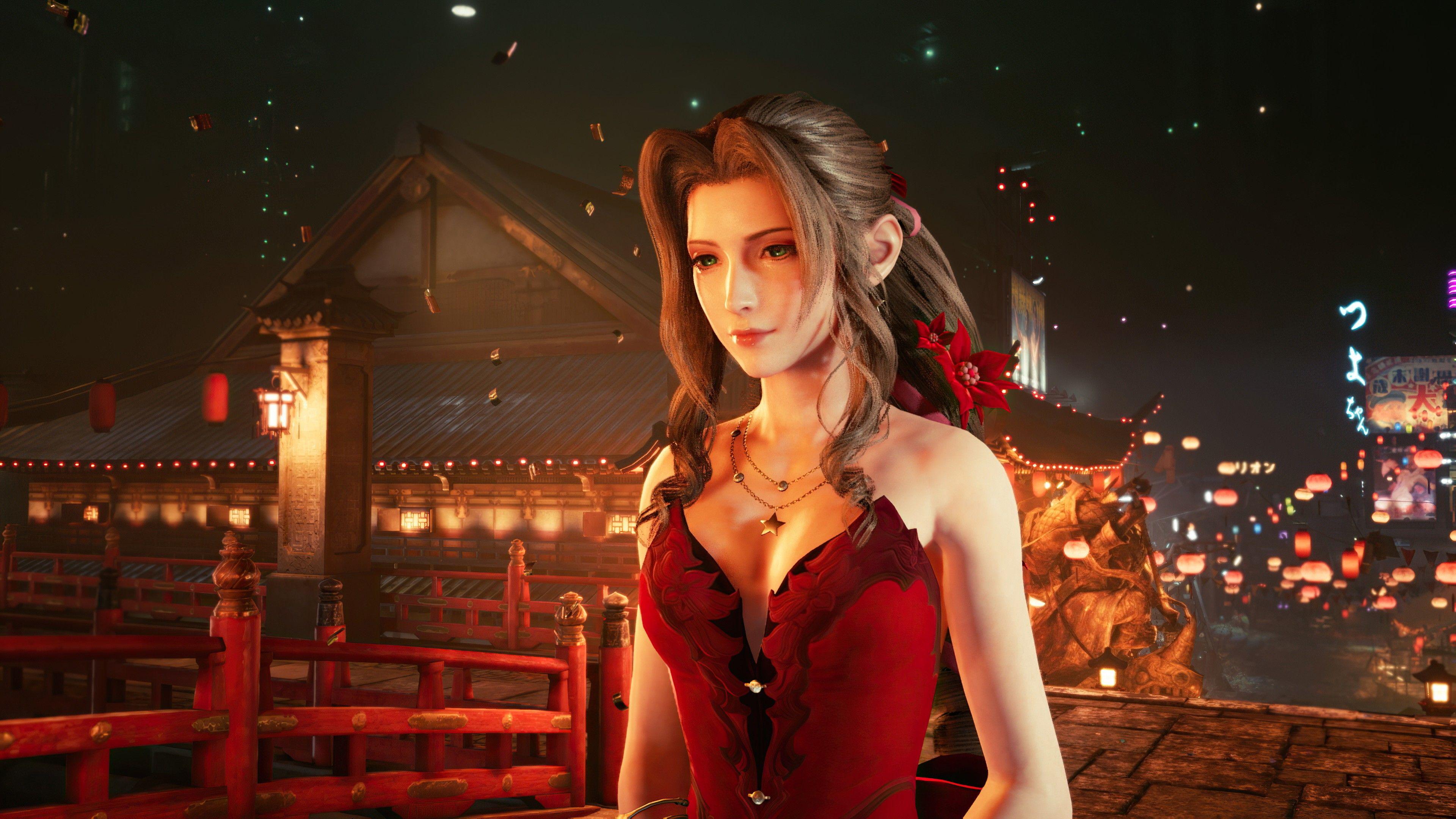 3840x2160 Final Fantasy VII Remake Aerith Gainsborough HD Wallpaper 53275