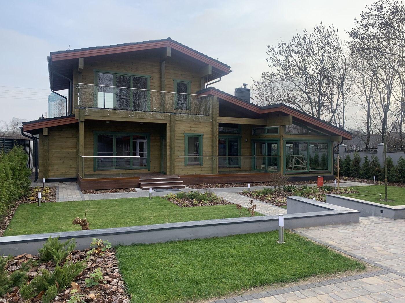 1400x1050 Wooden house made of glued laminated timber Happy Green House 177 m²