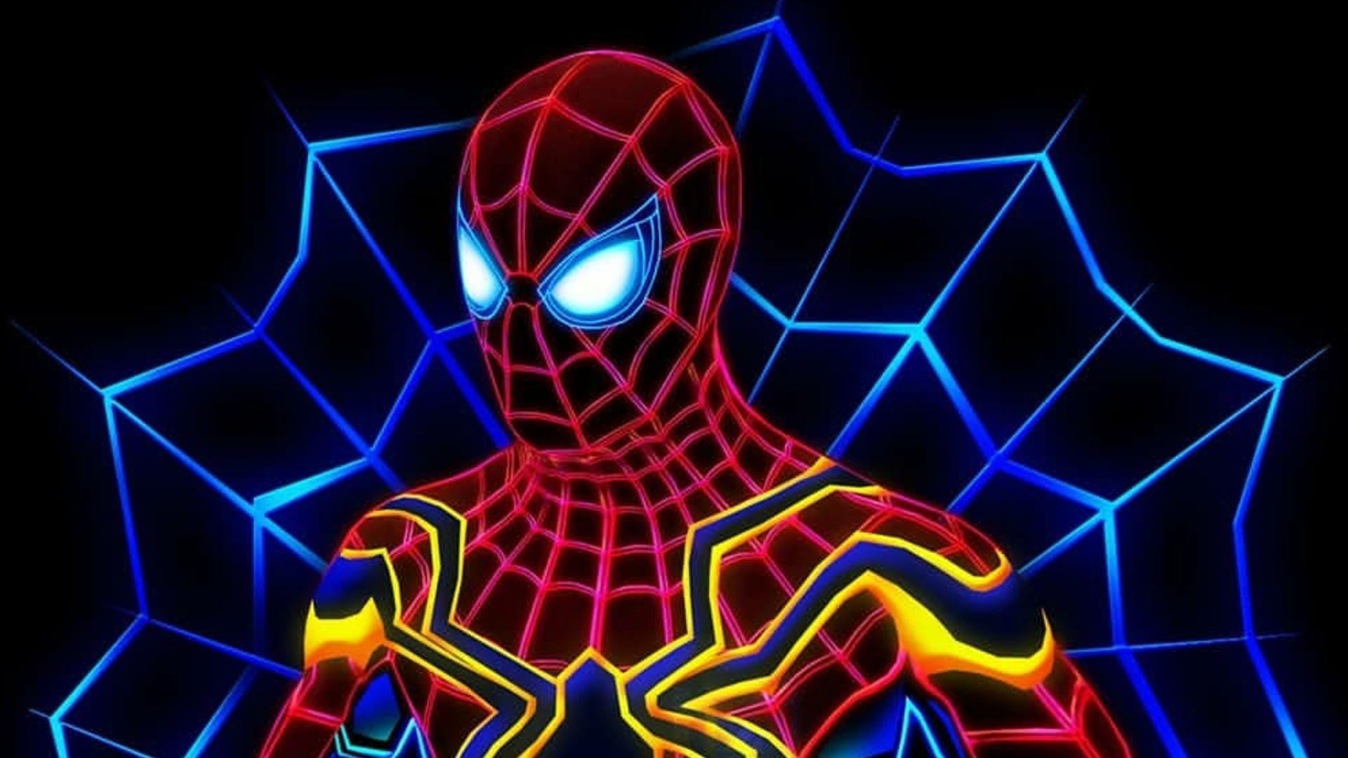 1920x1080 Spider Man Red Background Wallpaper