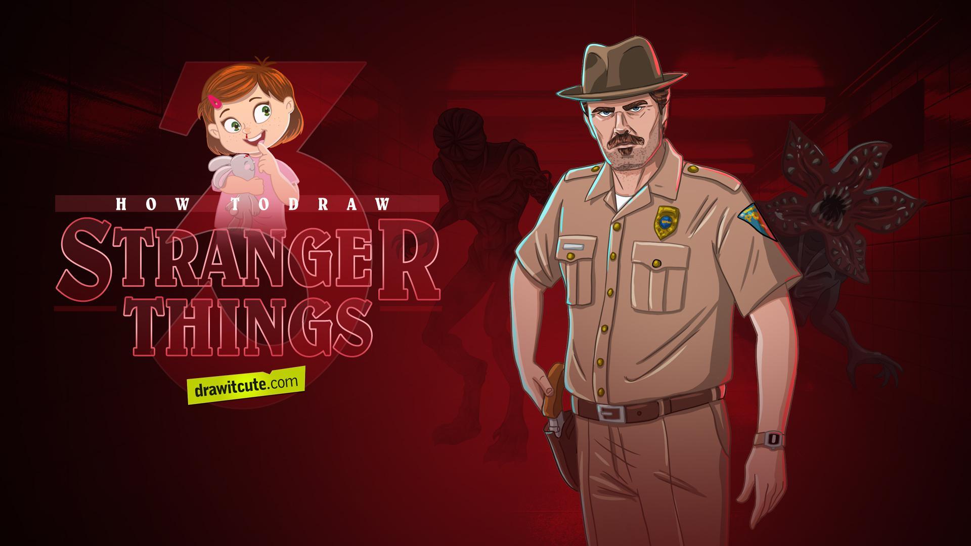 1920x1080 Jim Hopper. Stranger Things 3