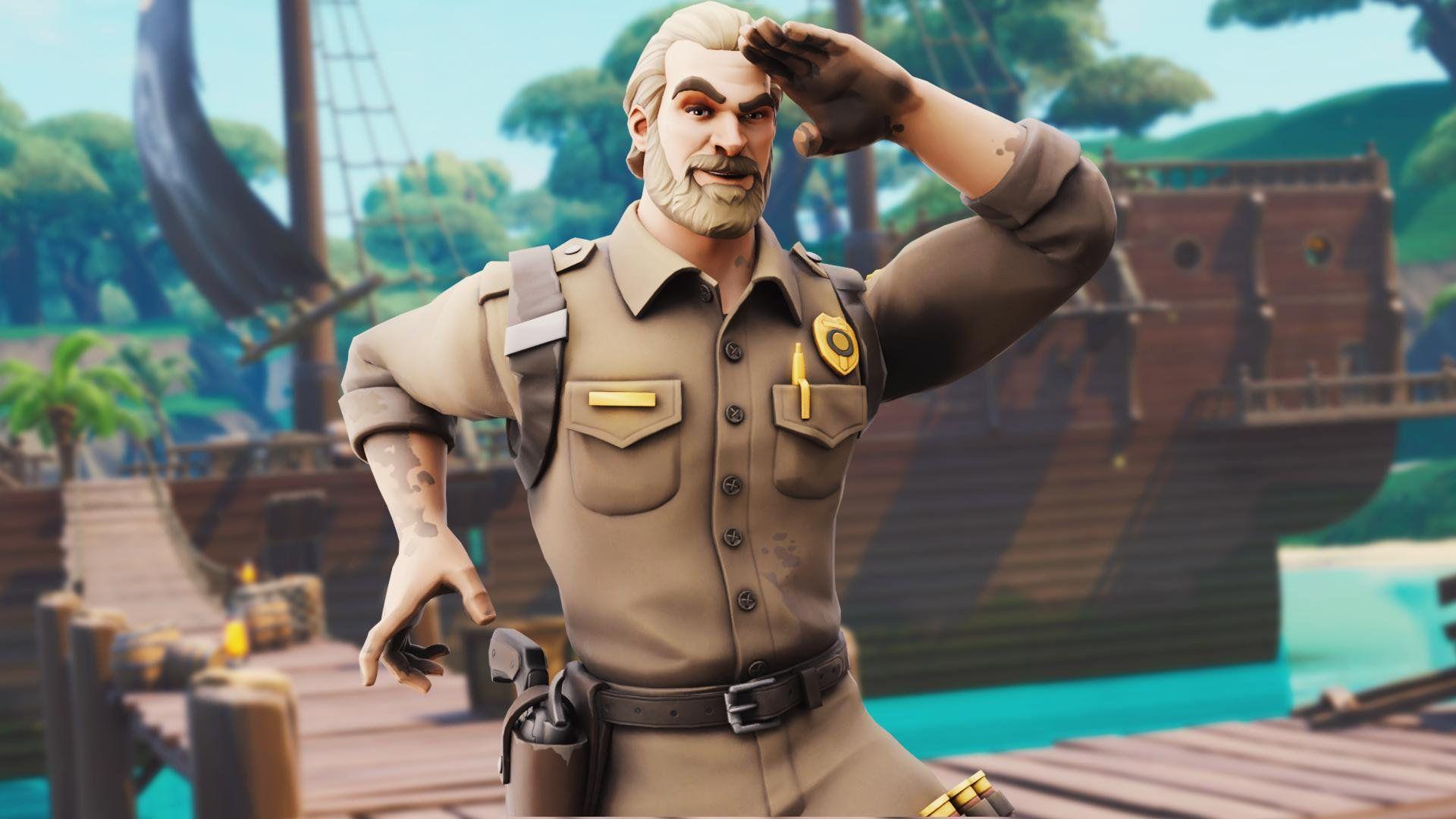 1920x1080 Fortnite x Stranger Things to Get Chief Hopper Skin + HQ Wallpaper