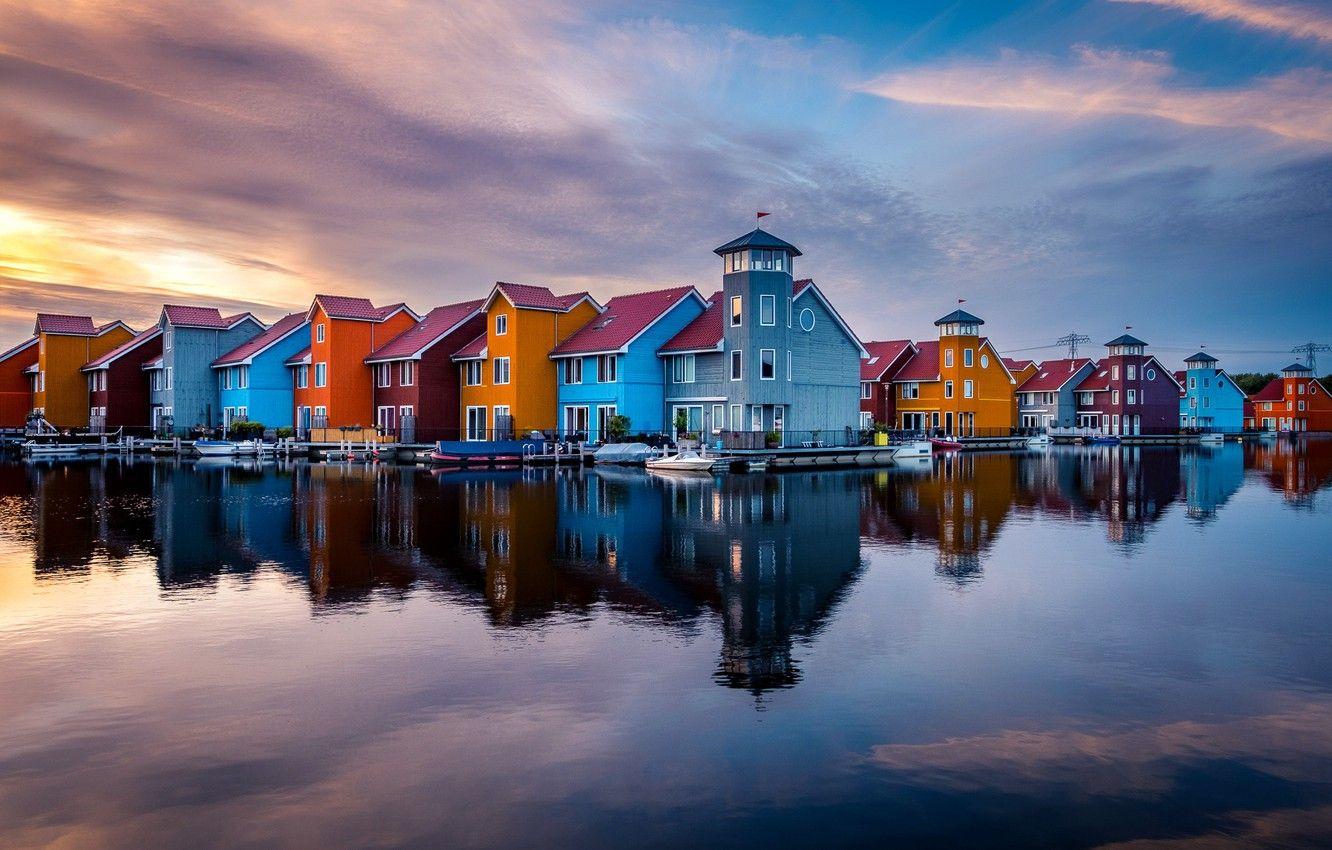 1332x850 Wallpaper sea, the city, Norway image for desktop, section город
