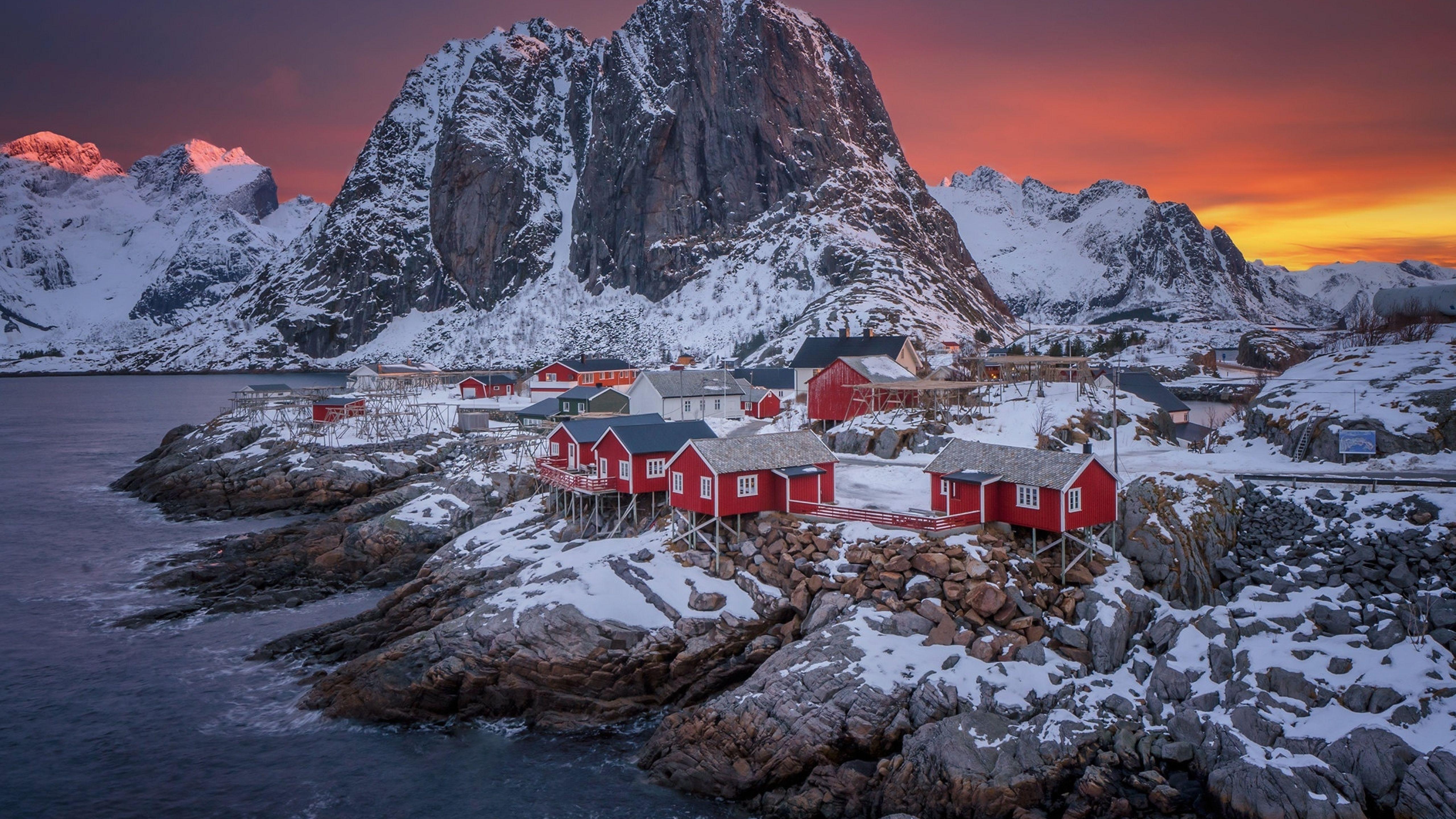 5120x2880 Norway The Lofoten Islands 5K Wallpaper, HD City 4K Wallpaper, Image, Photo and Background