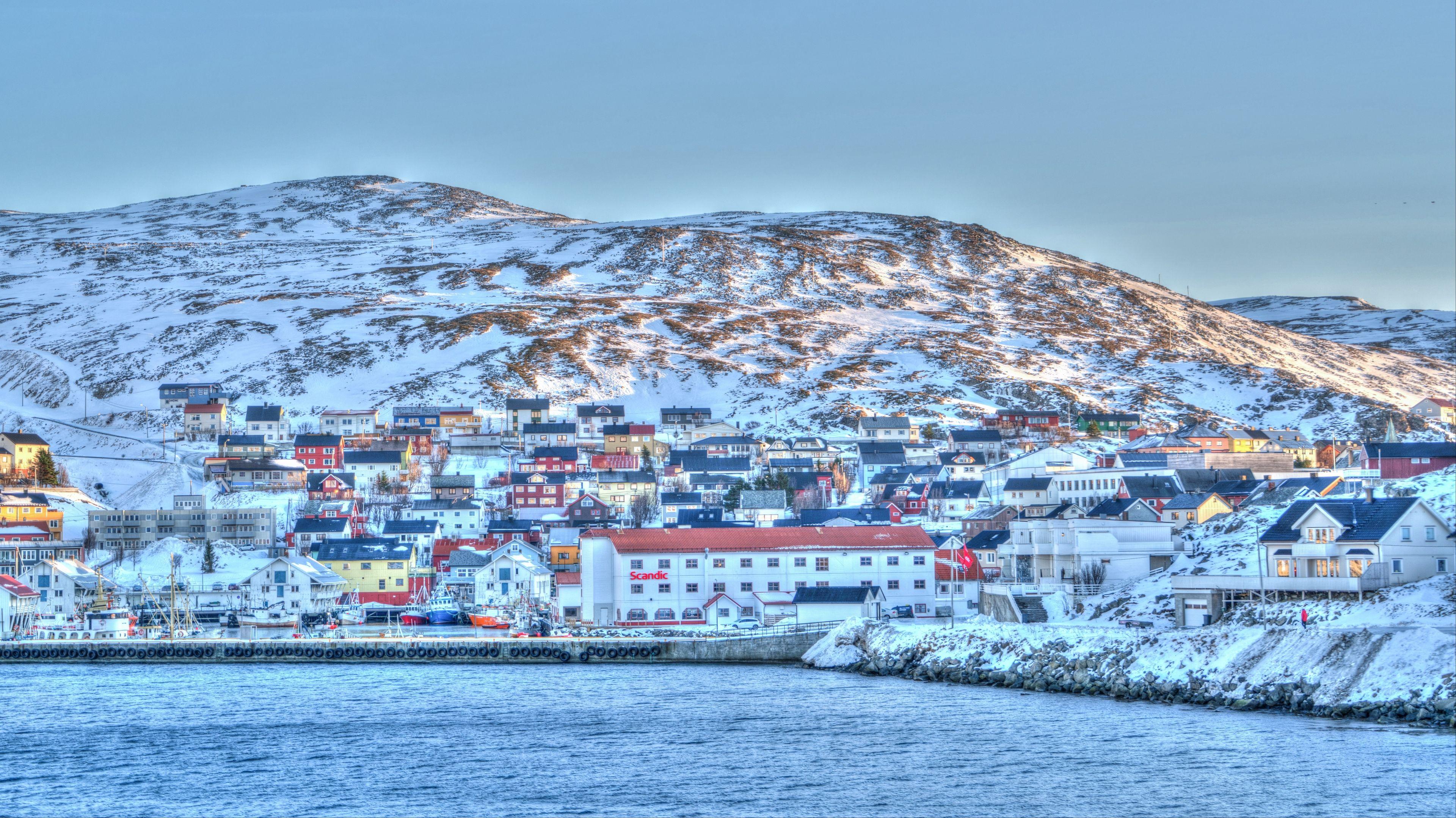 3840x2160 Wallpaper 4k norway, coast, sea, scandinavia, harbor 4k Coast, Norway, Sea