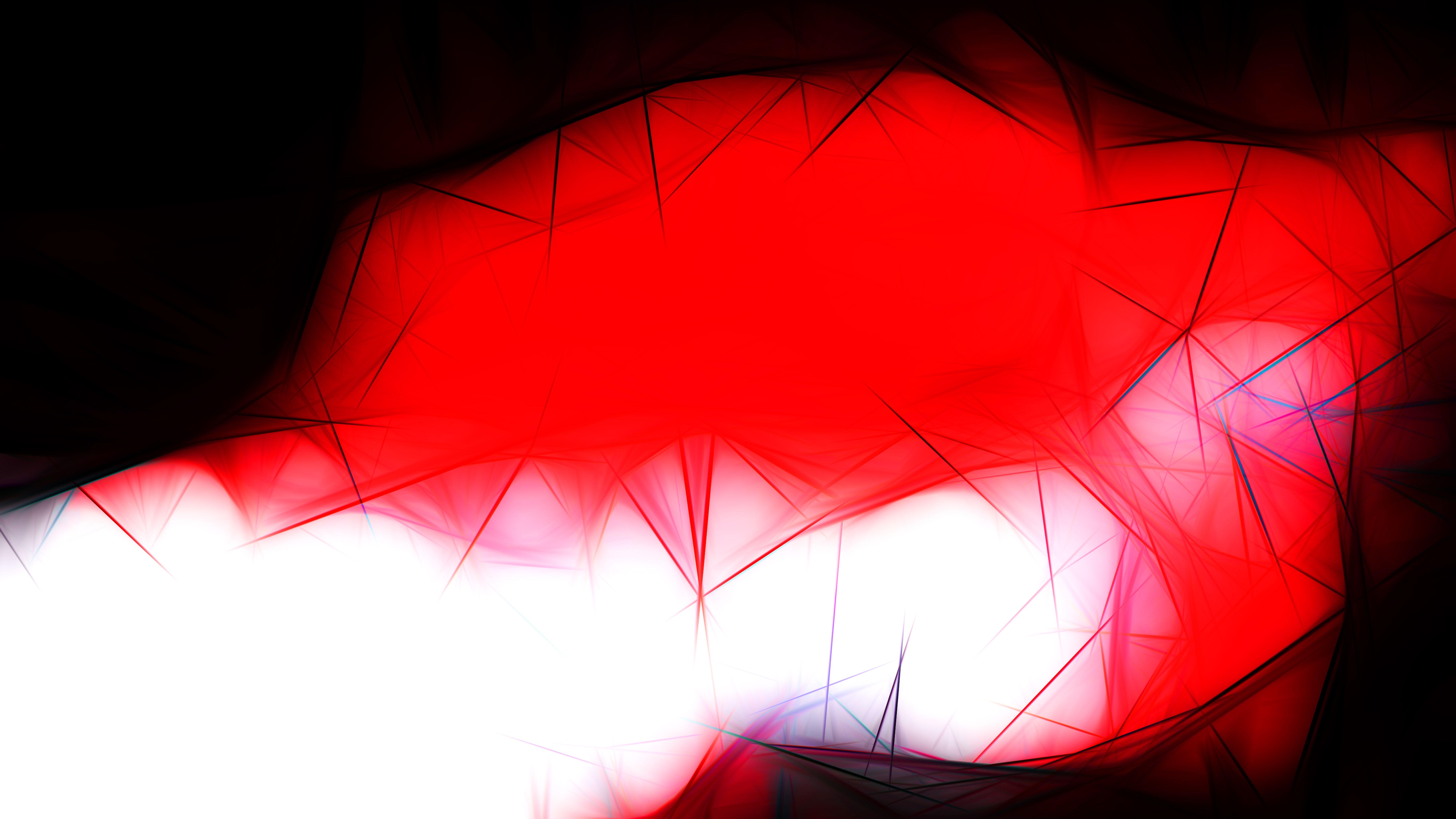 8000x4500 Free Abstract Red Black and White Fractal Wallpaper