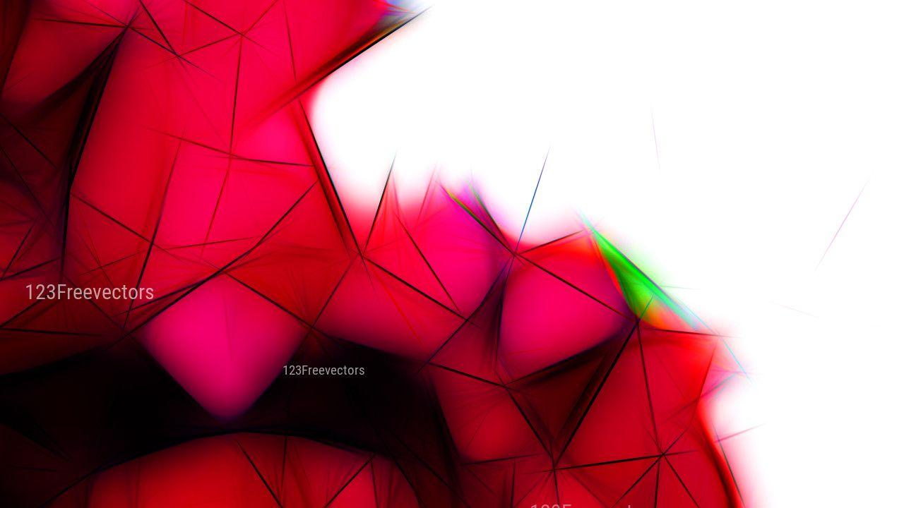 1280x720 Abstract Red Black and White Fractal Wallpaper
