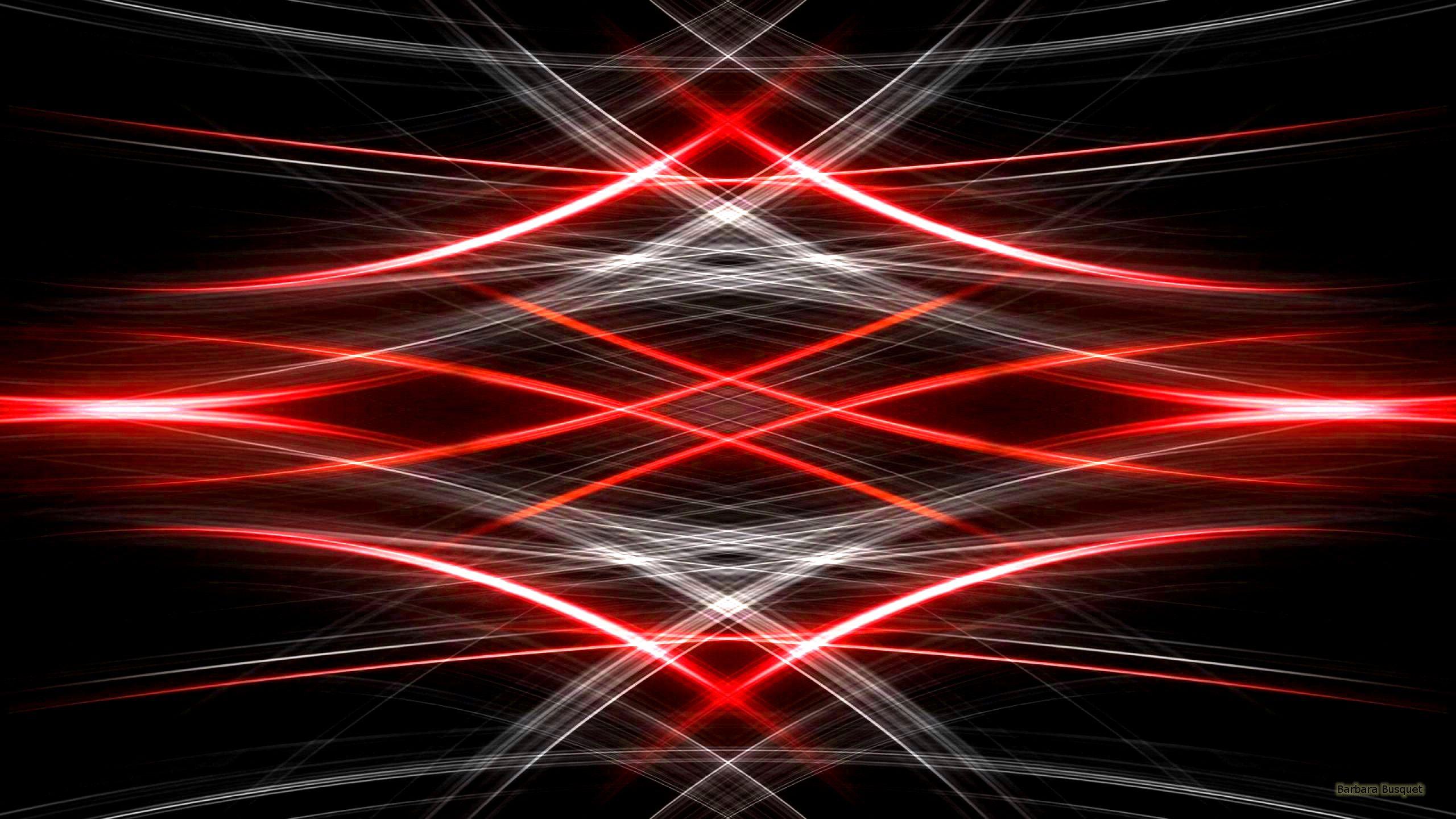 2560x1440 Black And White And Red Abstract Wallpaper