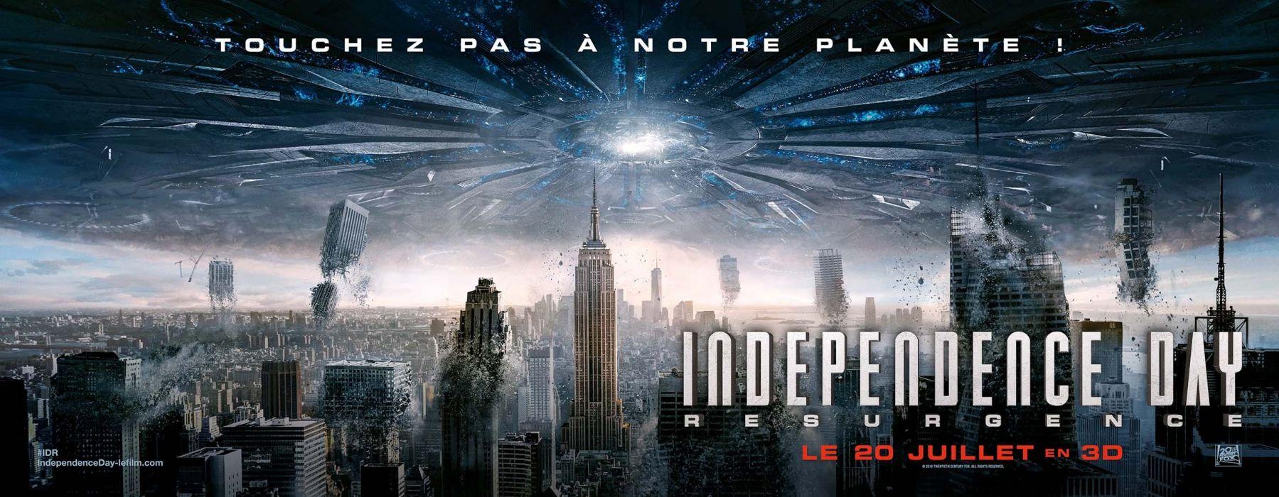 1799x700 Poster Independence Day Resurgence Sci Fi Futuristic Action Thriller