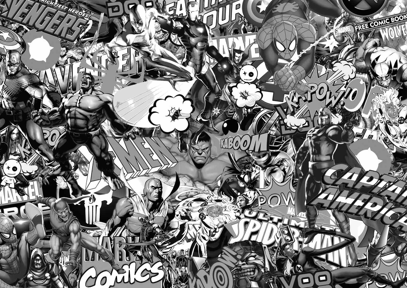 Marvel Black and White Wallpapers - Top Free Marvel Black and White